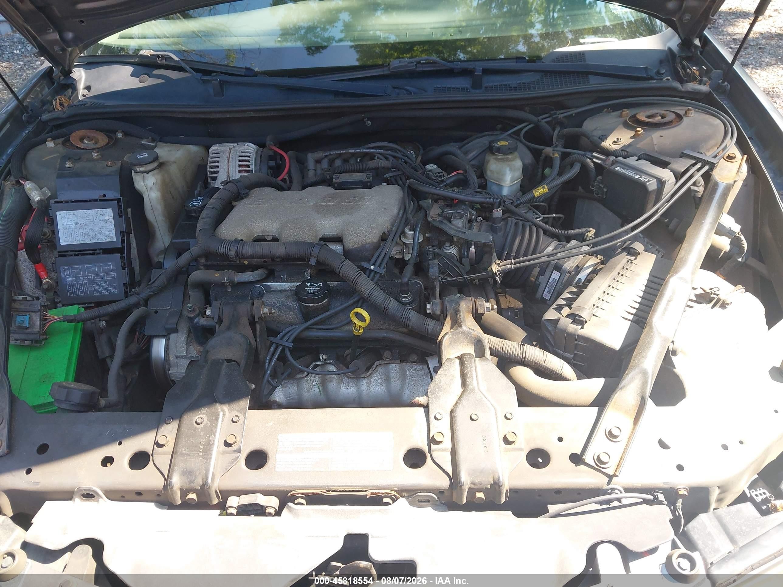 2004 Chevrolet Impala   Gray vin: 2G1WF52E249299381