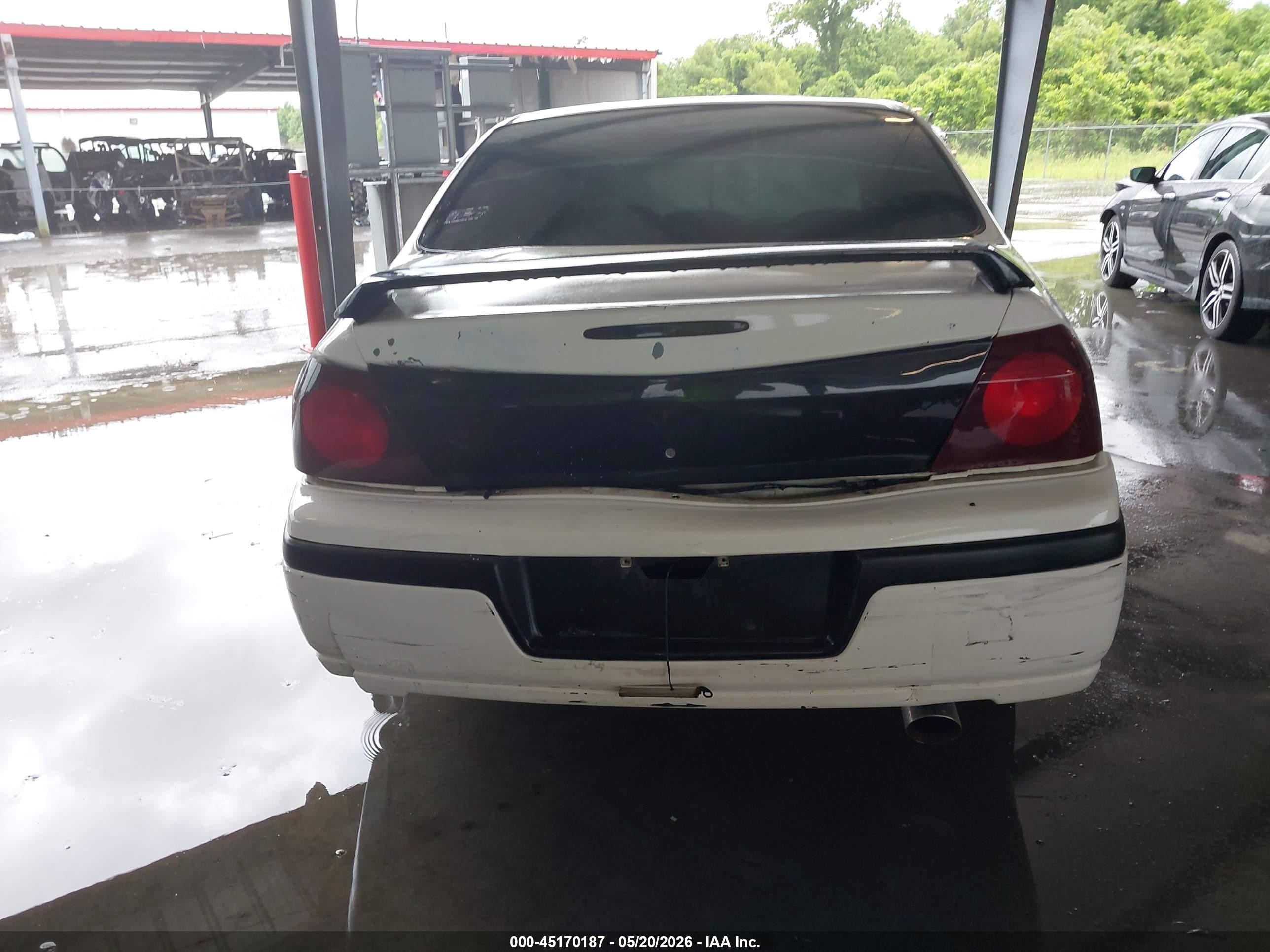 2004 Chevrolet Impala   Белый vin: 2G1WF52E249345291