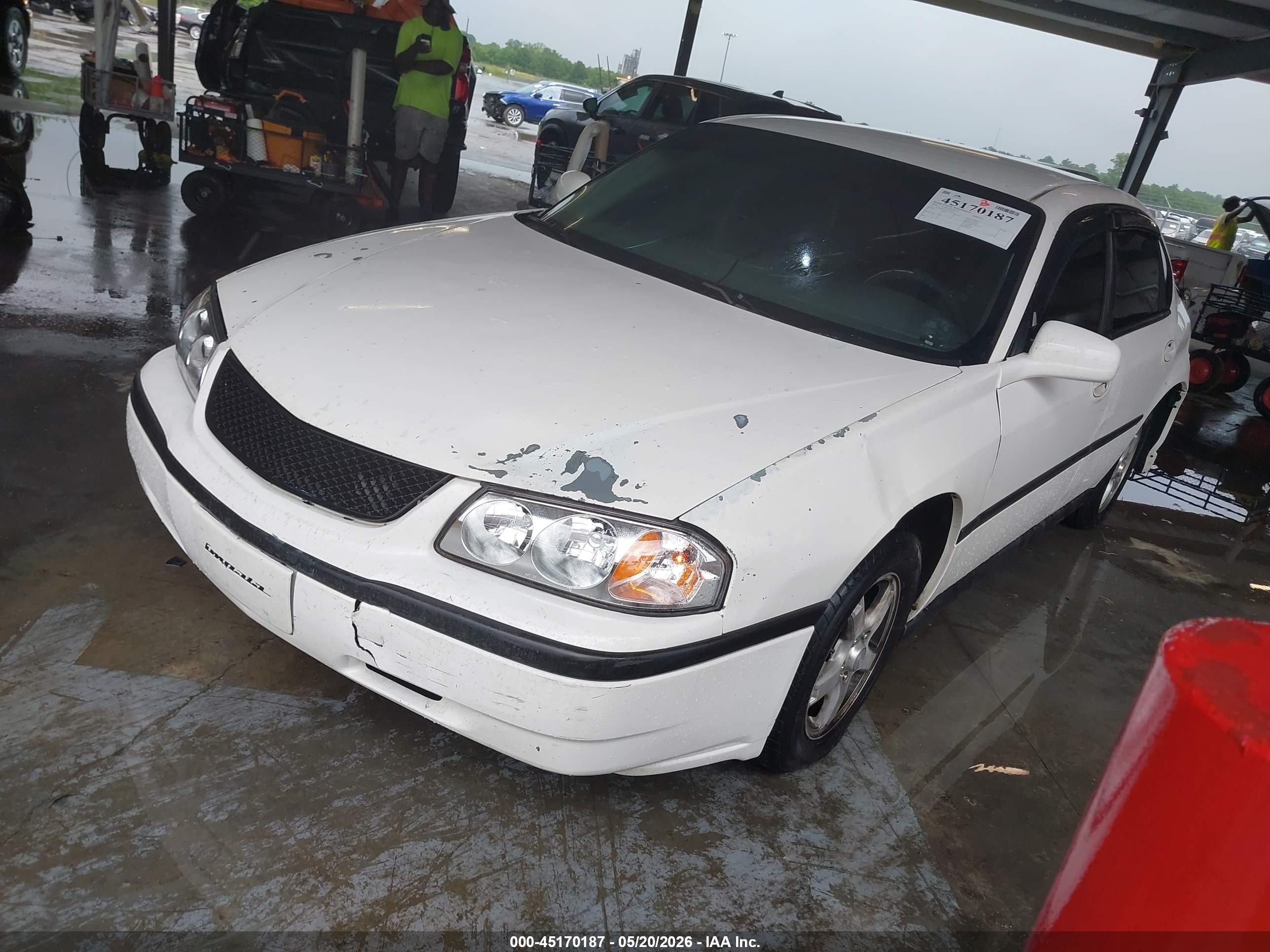 2004 Chevrolet Impala   Белый vin: 2G1WF52E249345291