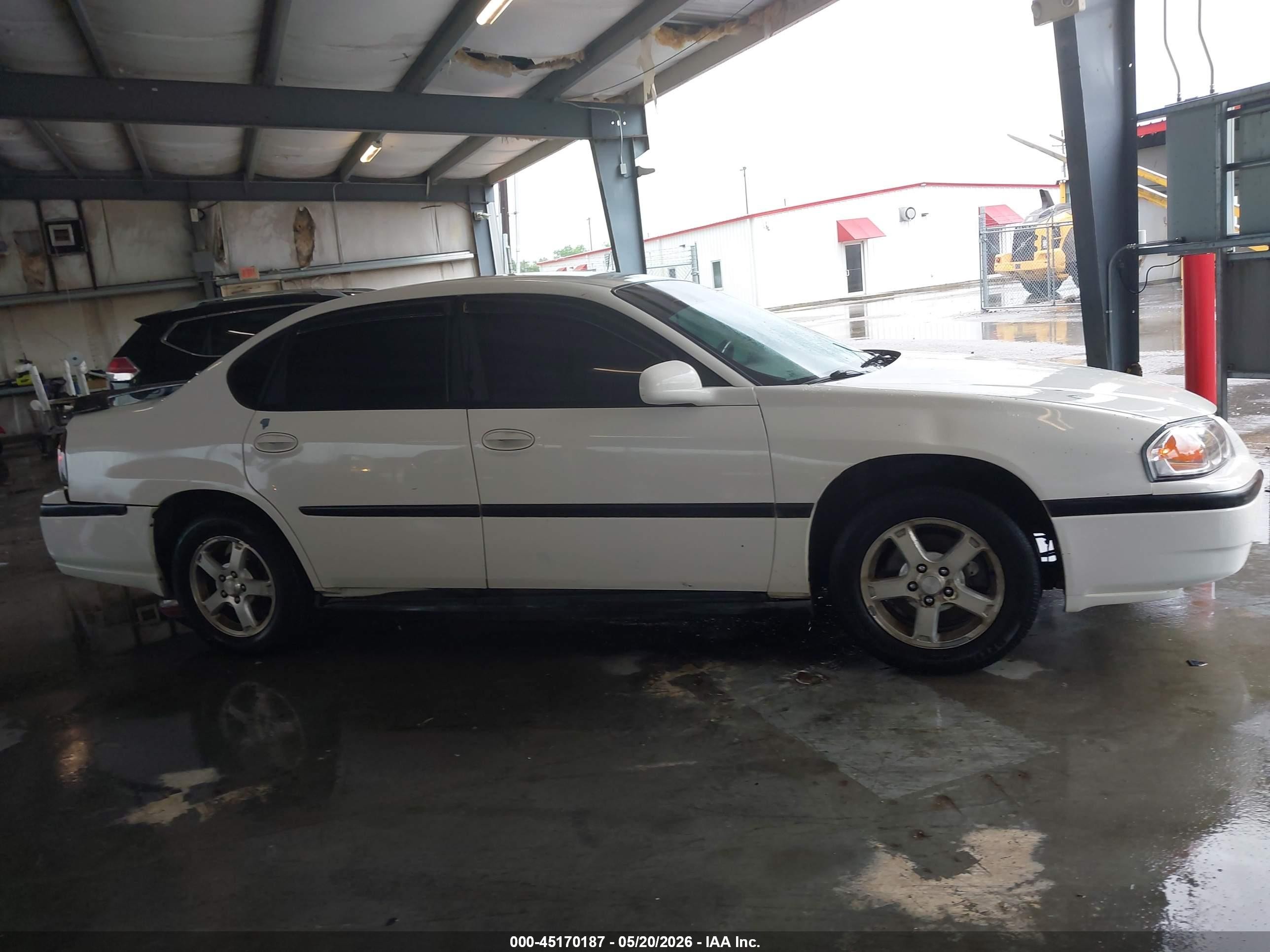 2004 Chevrolet Impala   Белый vin: 2G1WF52E249345291