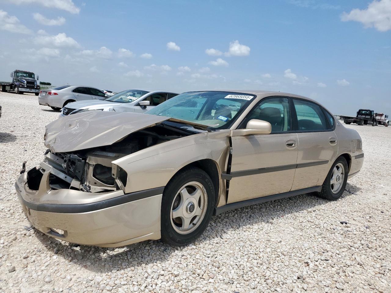 2005 Chevrolet Impala Tan vin: 2G1WF52E259130897