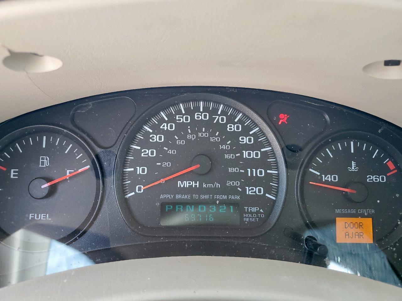 2005 Chevrolet Impala Tan vin: 2G1WF52E259130897