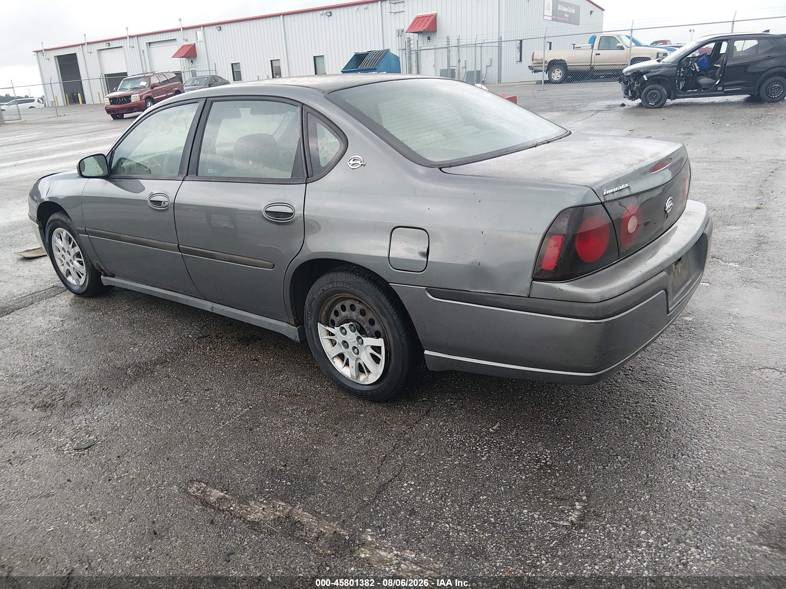 2005 Chevrolet Impala   Серый vin: 2G1WF52E259236377