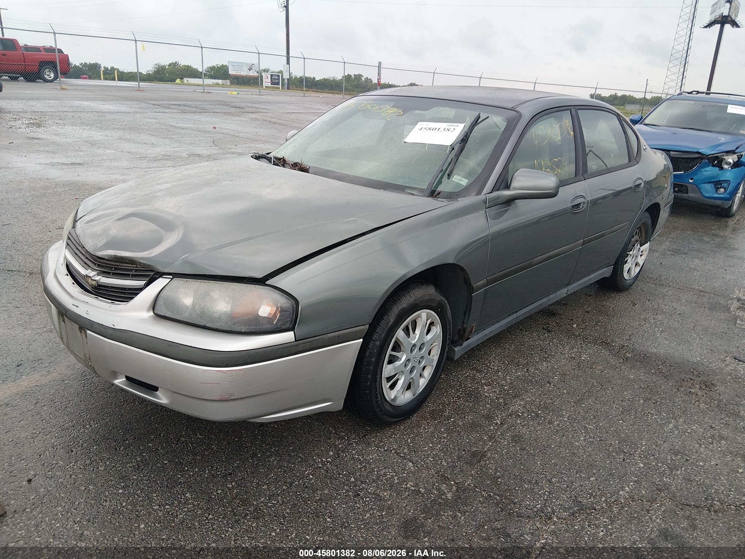 2005 Chevrolet Impala   Серый vin: 2G1WF52E259236377