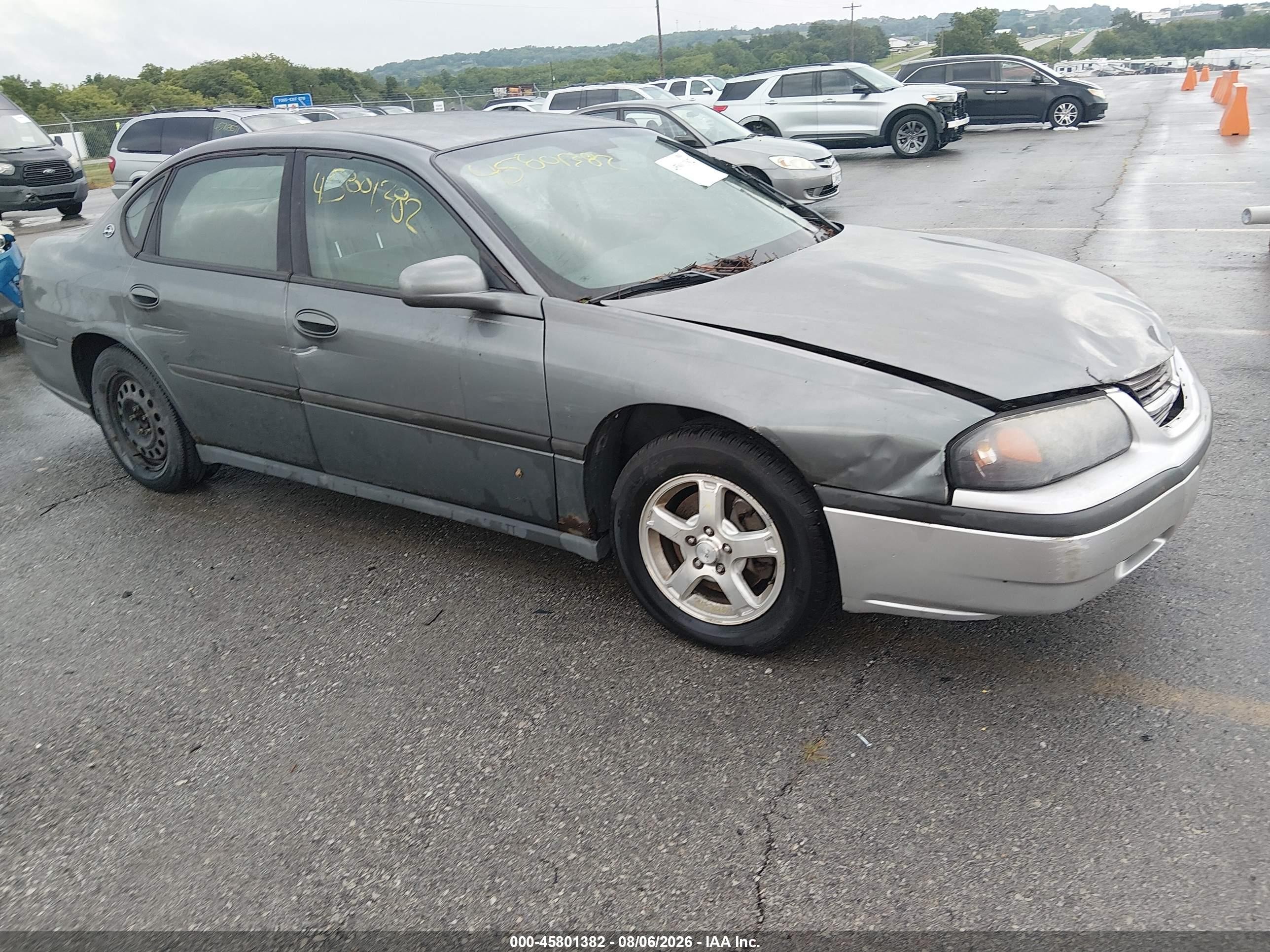 2005 Chevrolet Impala   Gray vin: 2G1WF52E259236377