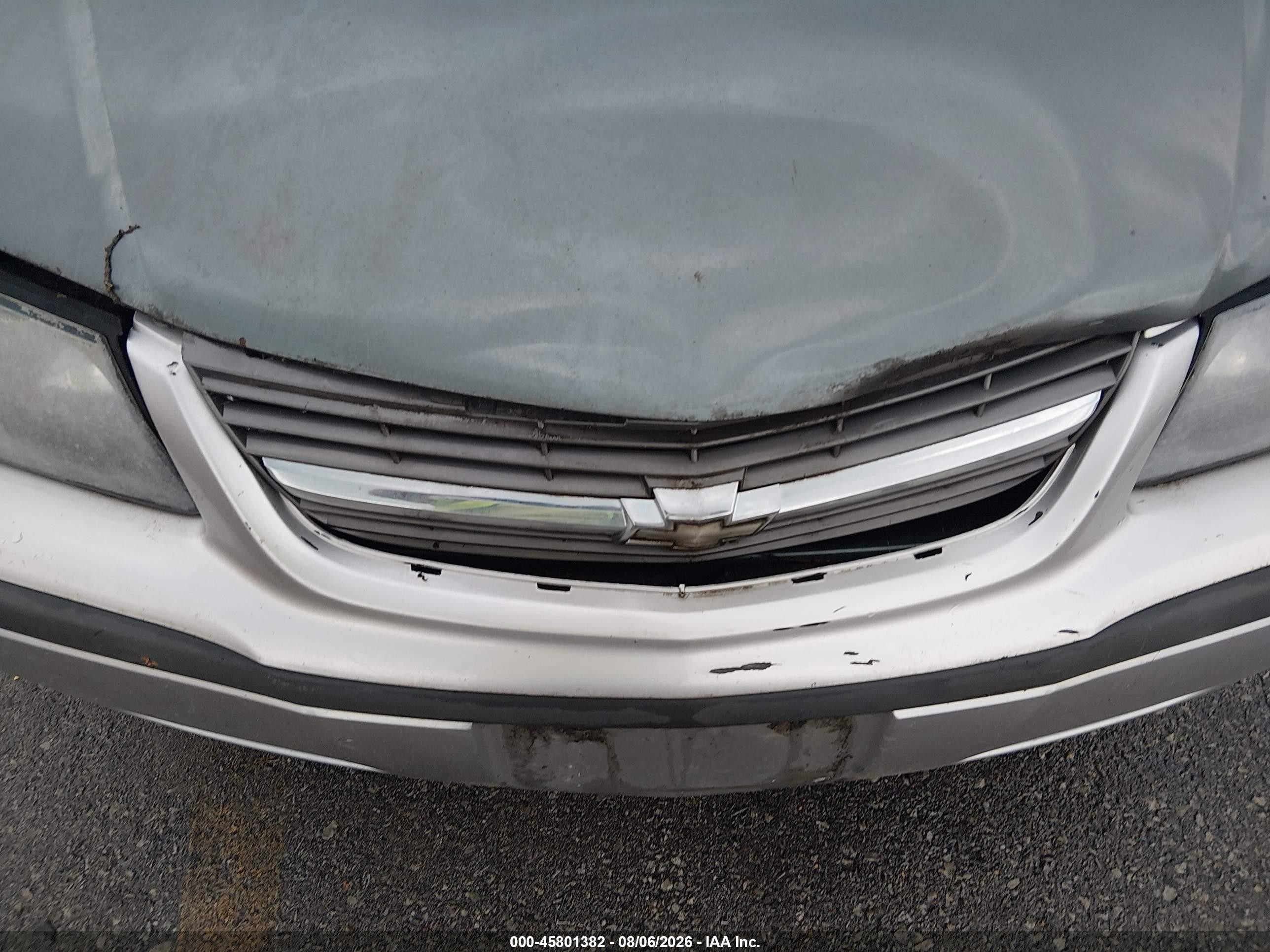 2005 Chevrolet Impala   Серый vin: 2G1WF52E259236377