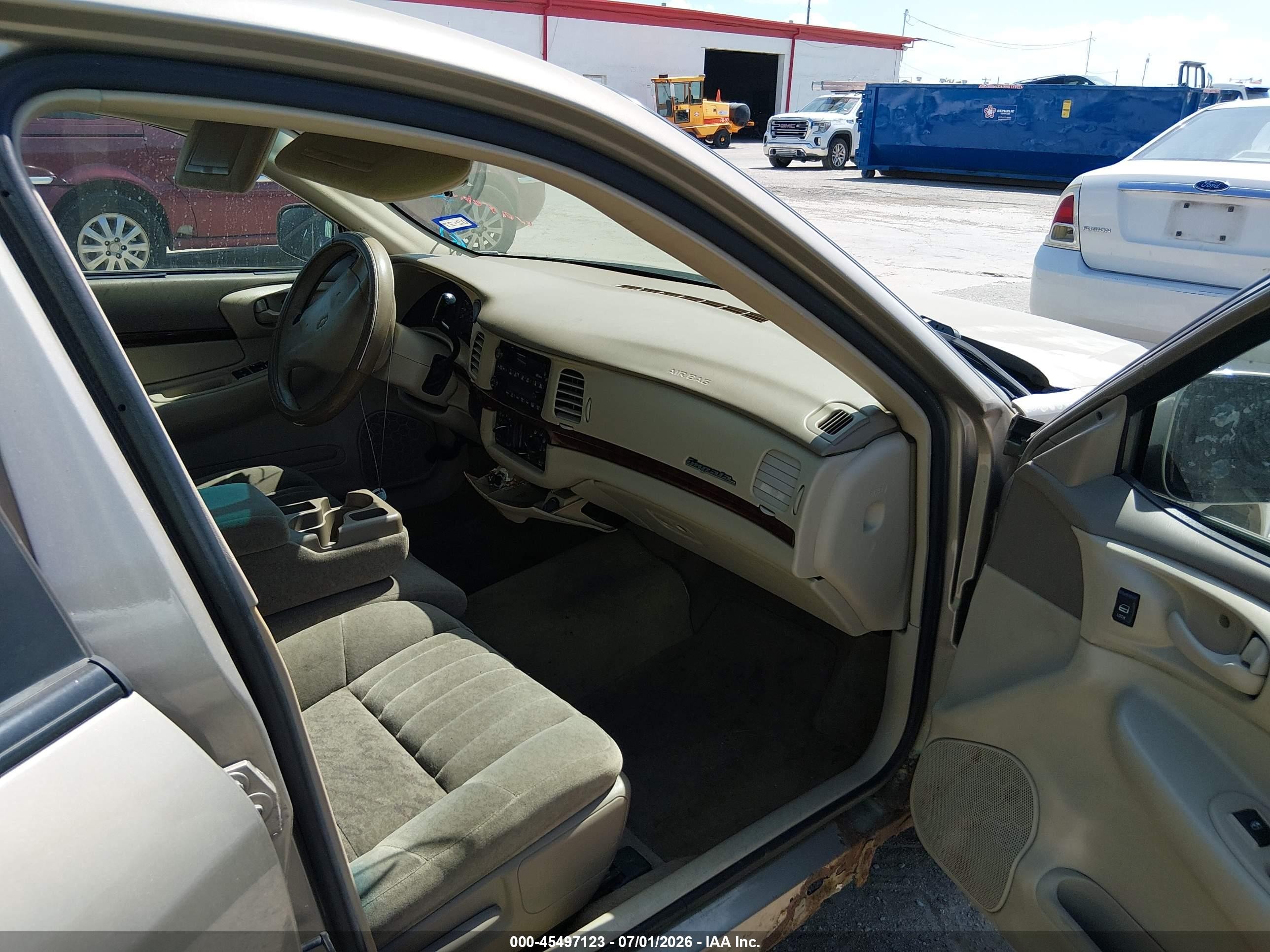 2003 Chevrolet Impala   Gold vin: 2G1WF52E339164246
