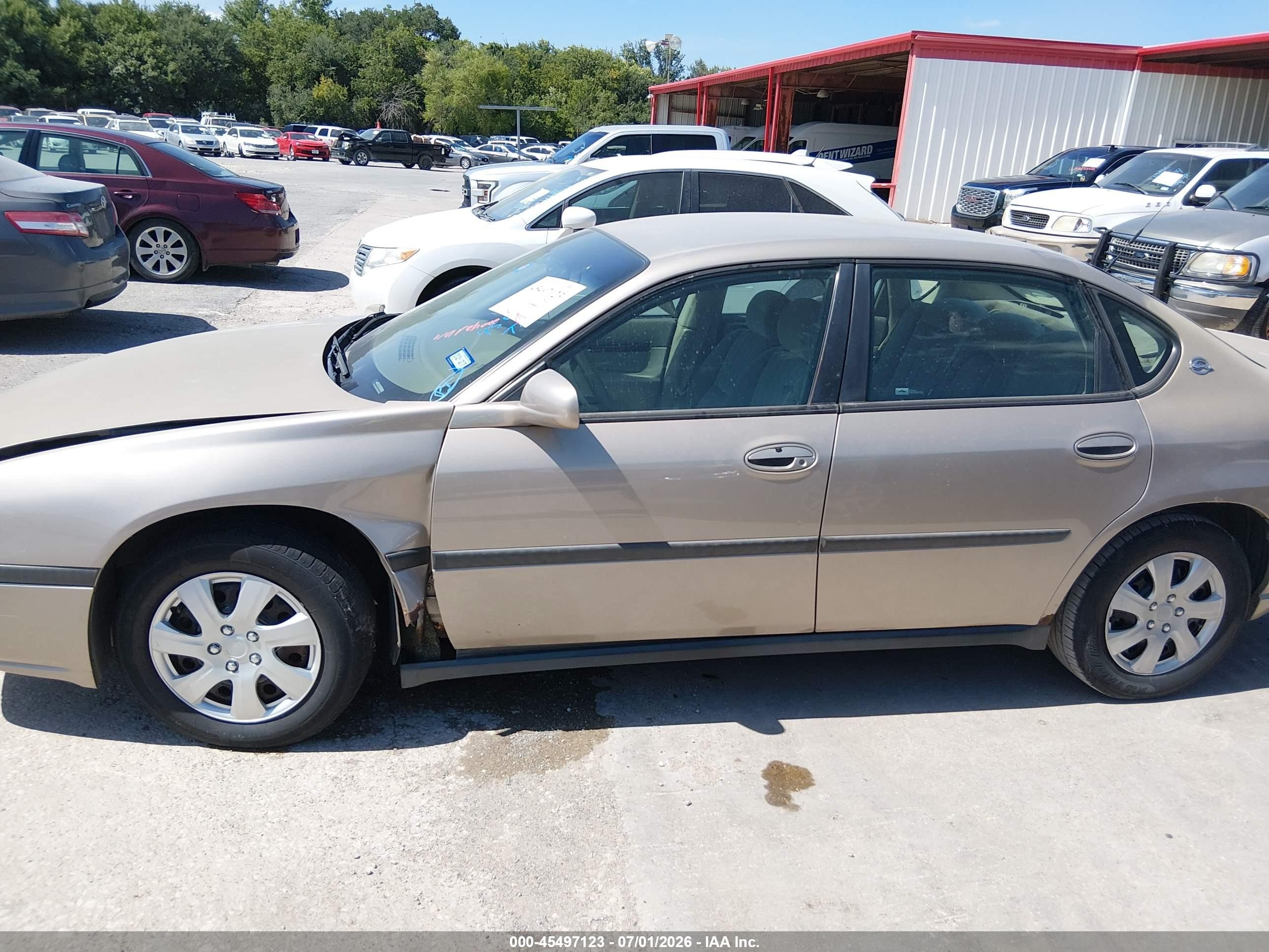 2003 Chevrolet Impala   Gold vin: 2G1WF52E339164246