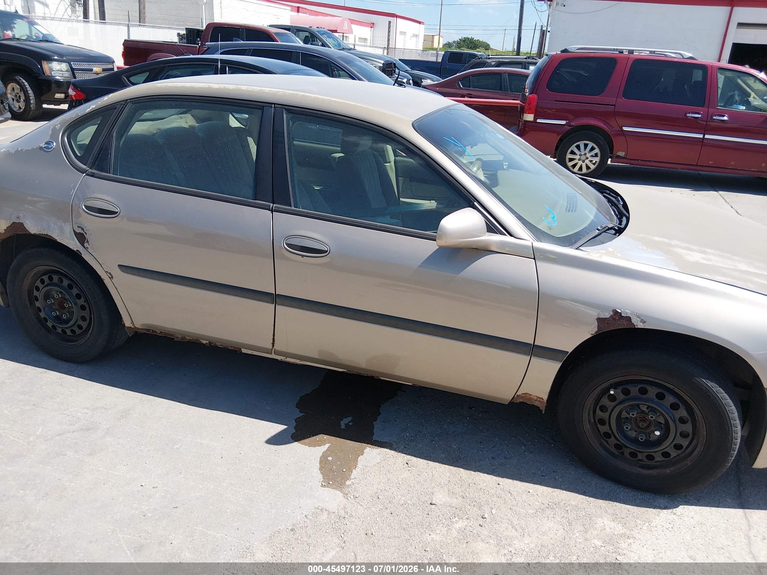 2003 Chevrolet Impala   Gold vin: 2G1WF52E339164246