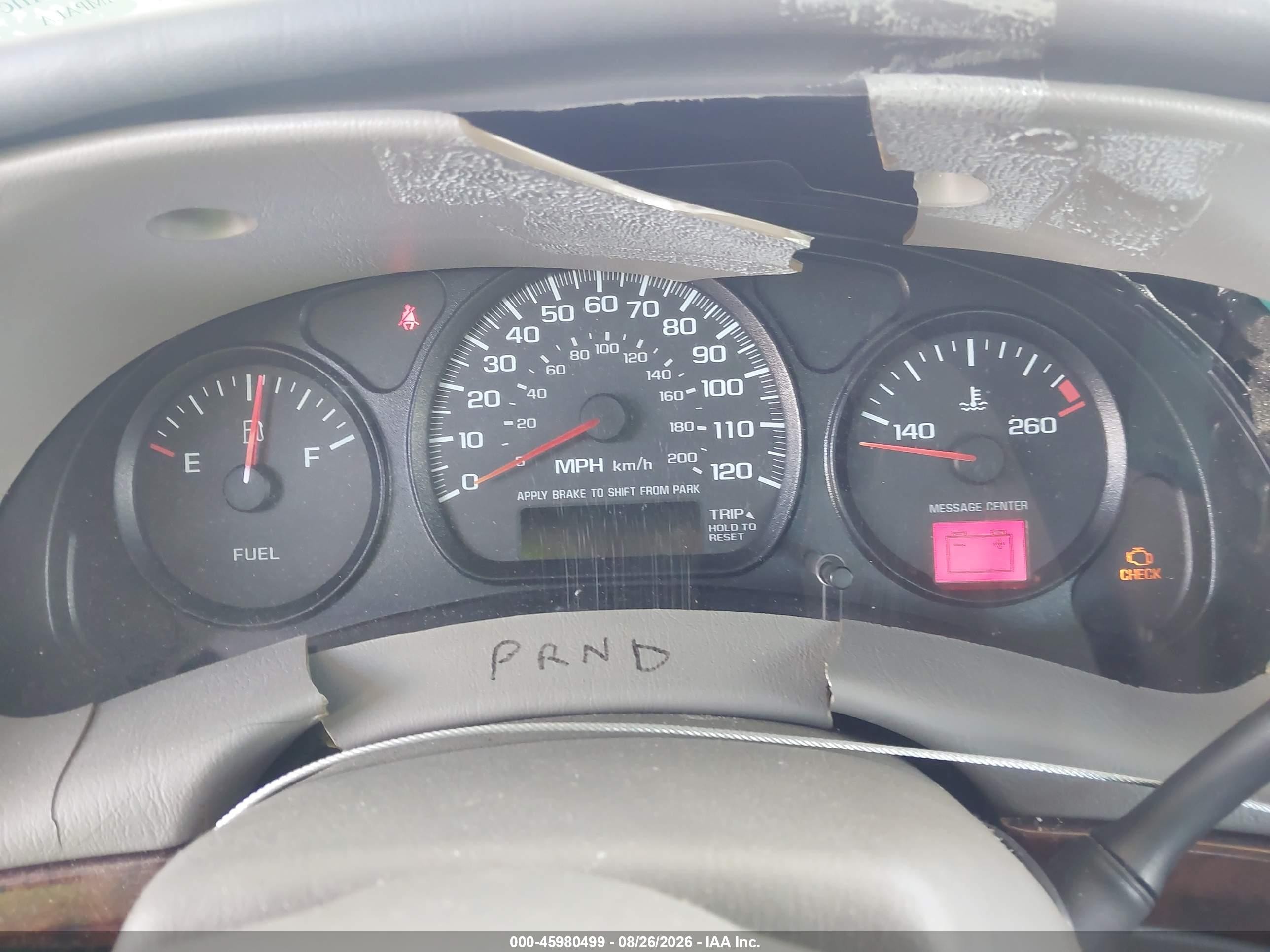 2003 Chevrolet Impala   Red vin: 2G1WF52E339289053