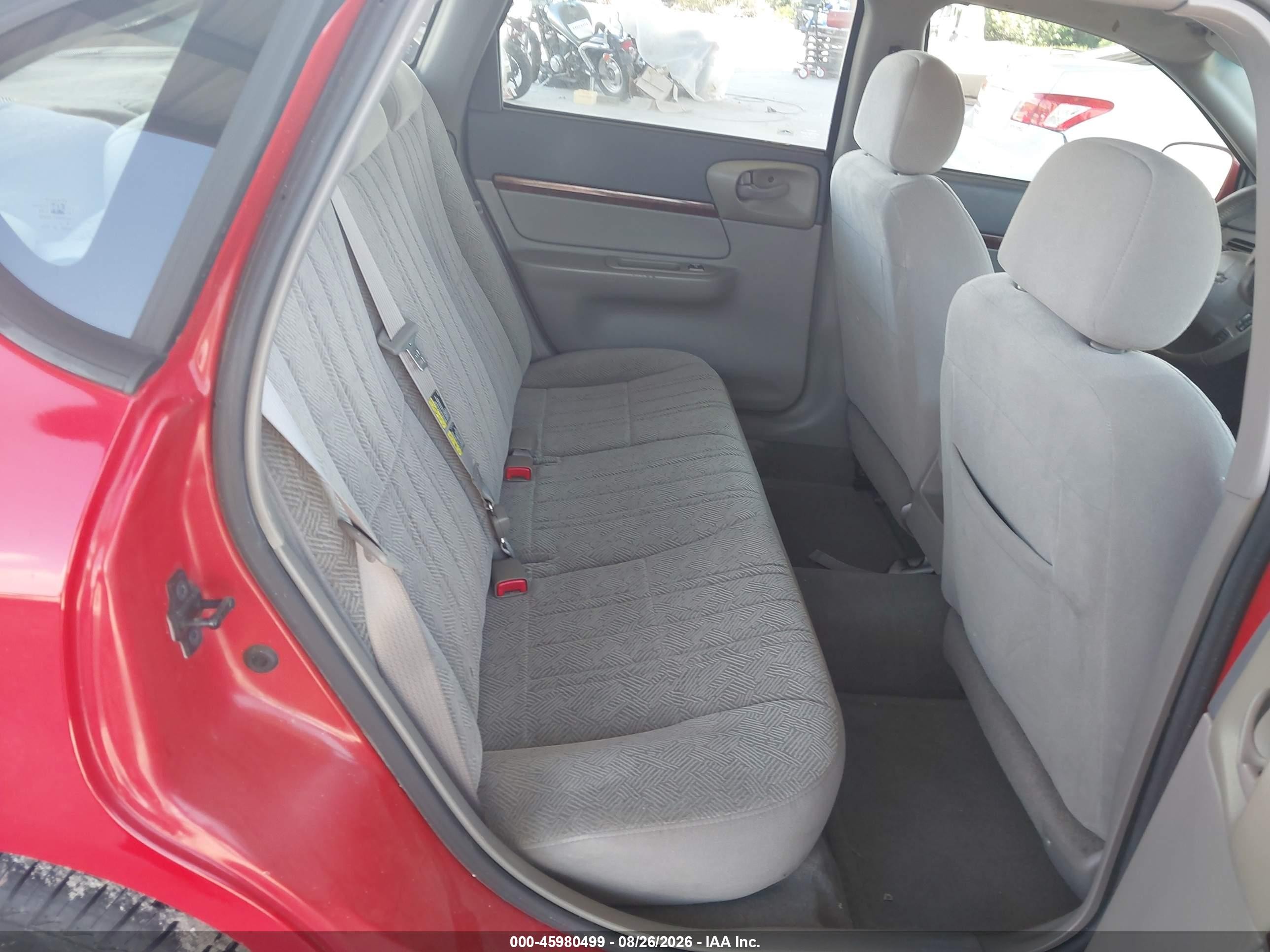 2003 Chevrolet Impala   Red vin: 2G1WF52E339289053
