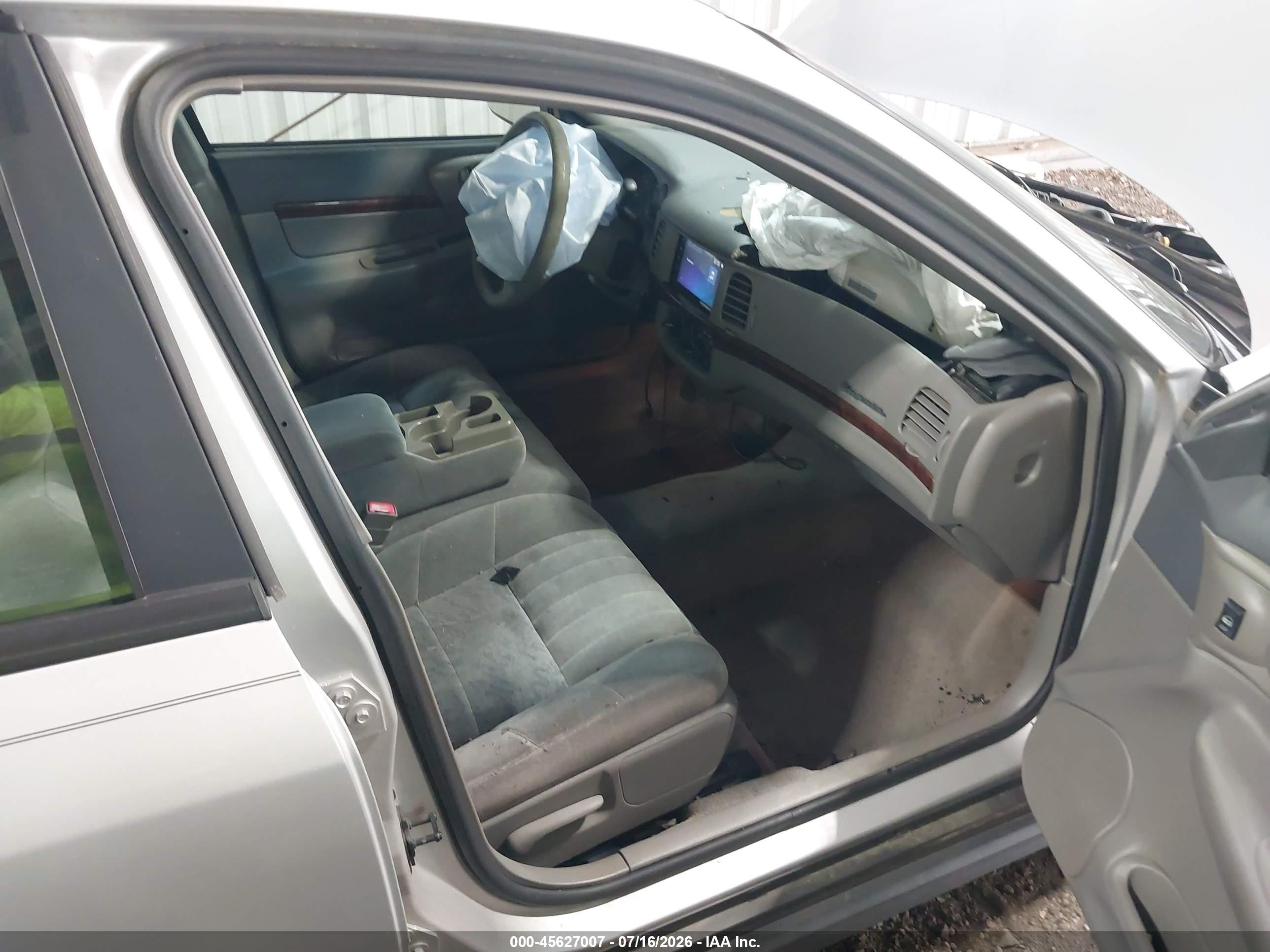 2003 Chevrolet Impala   Серый vin: 2G1WF52E339434222