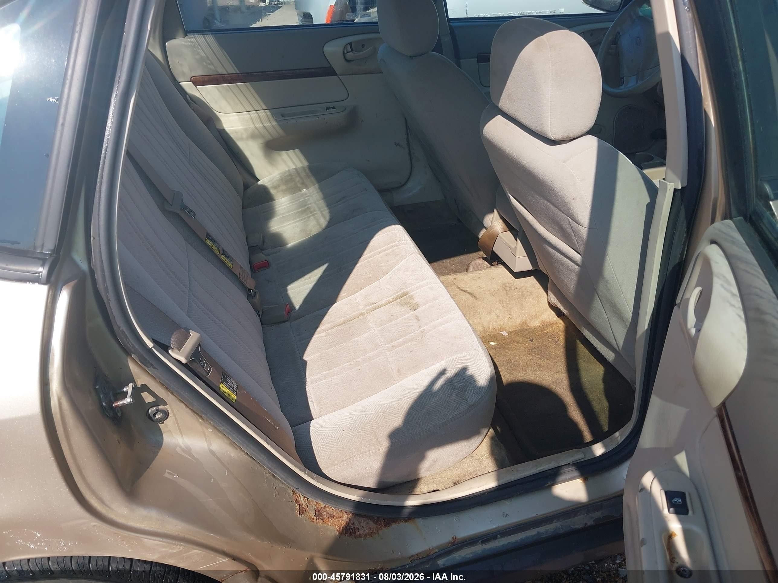 2004 Chevrolet Impala   Brown vin: 2G1WF52E349286154