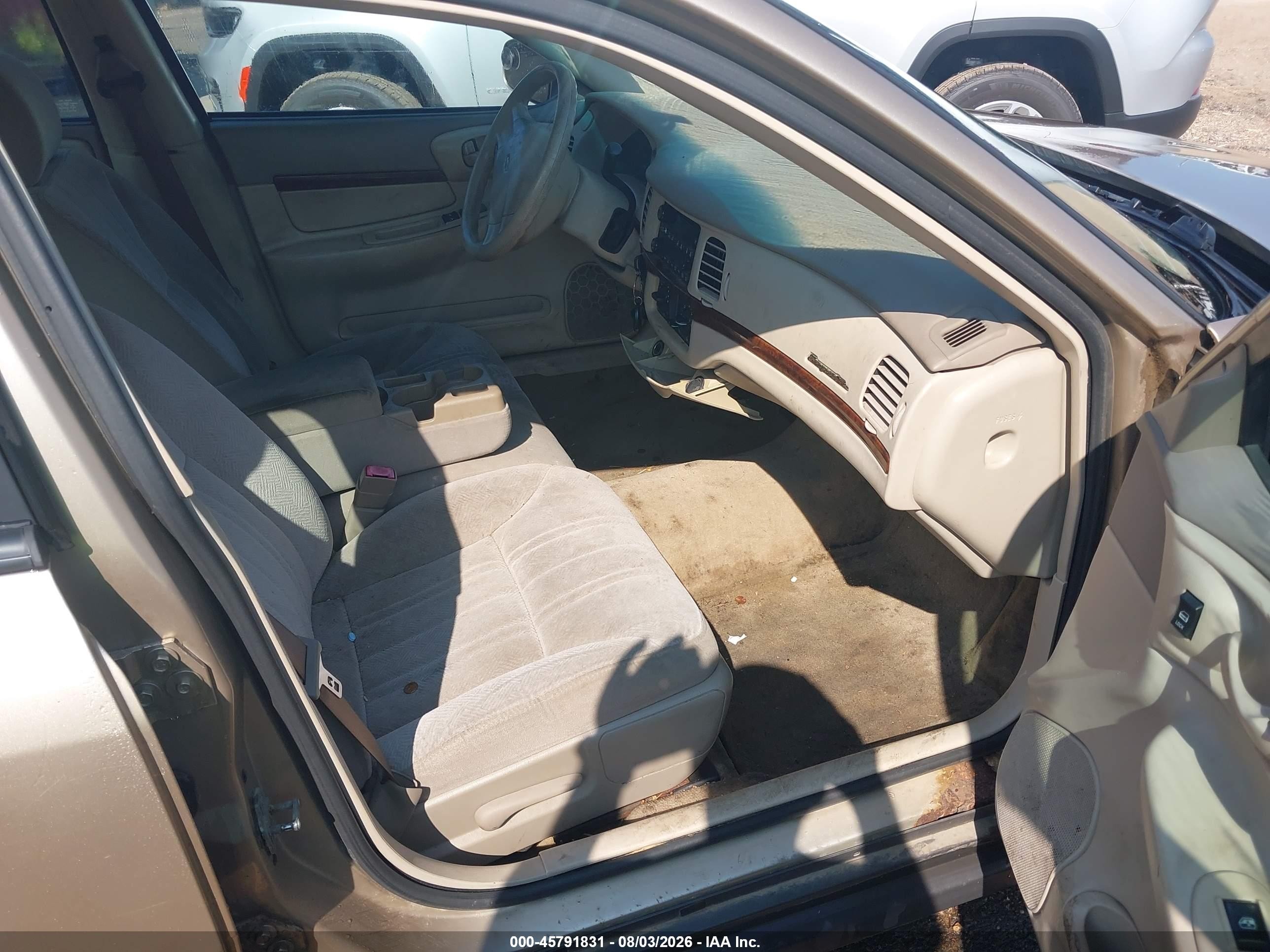 2004 Chevrolet Impala   Brown vin: 2G1WF52E349286154