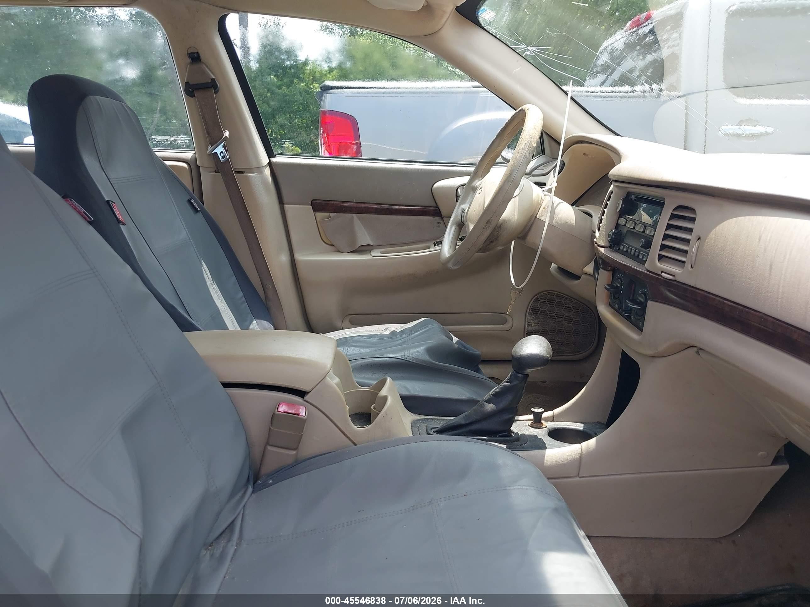 2005 Chevrolet Impala   Коричневый vin: 2G1WF52E359109525