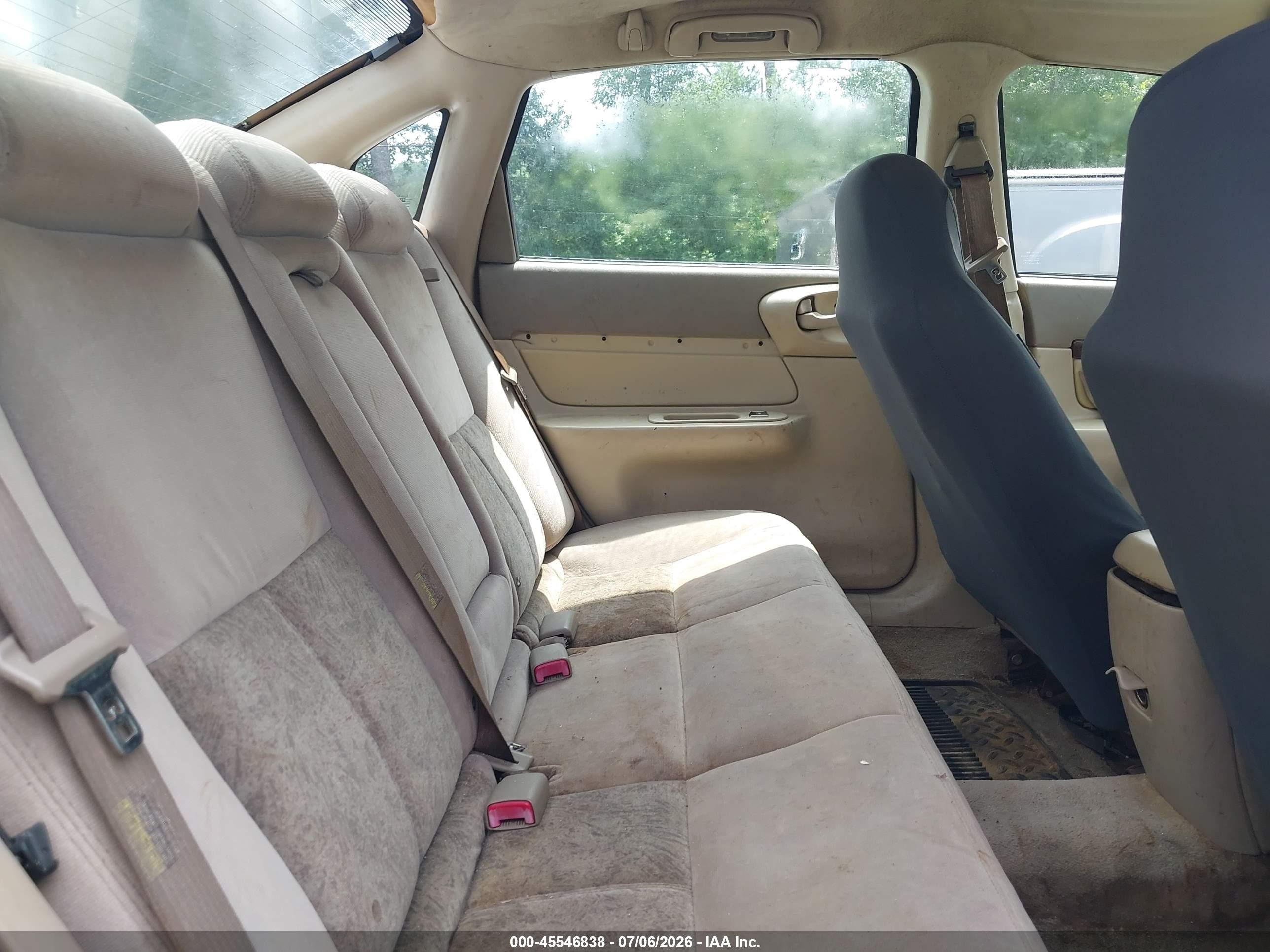 2005 Chevrolet Impala   Коричневый vin: 2G1WF52E359109525