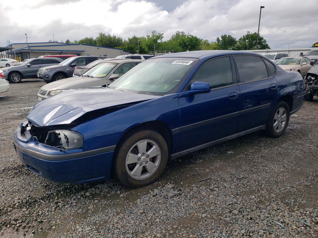 2005 Chevrolet Impala Blue vin: 2G1WF52E359121335