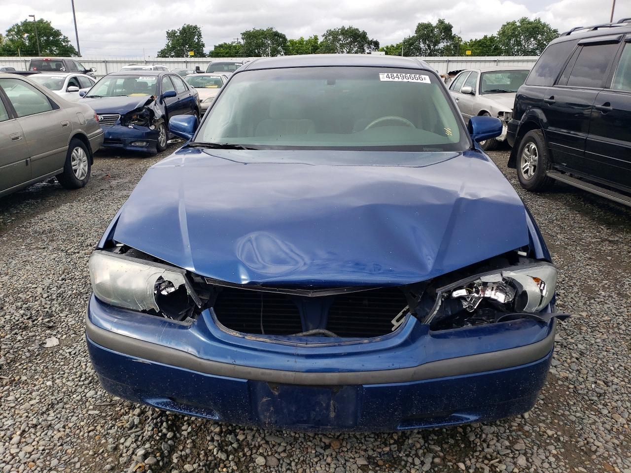 2005 Chevrolet Impala Blue vin: 2G1WF52E359121335