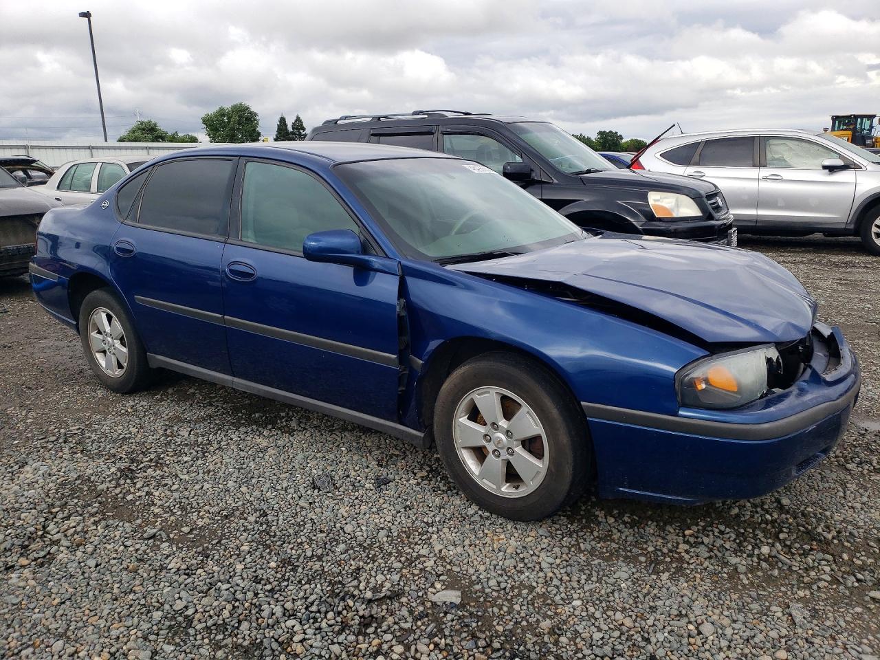 2005 Chevrolet Impala Blue vin: 2G1WF52E359121335
