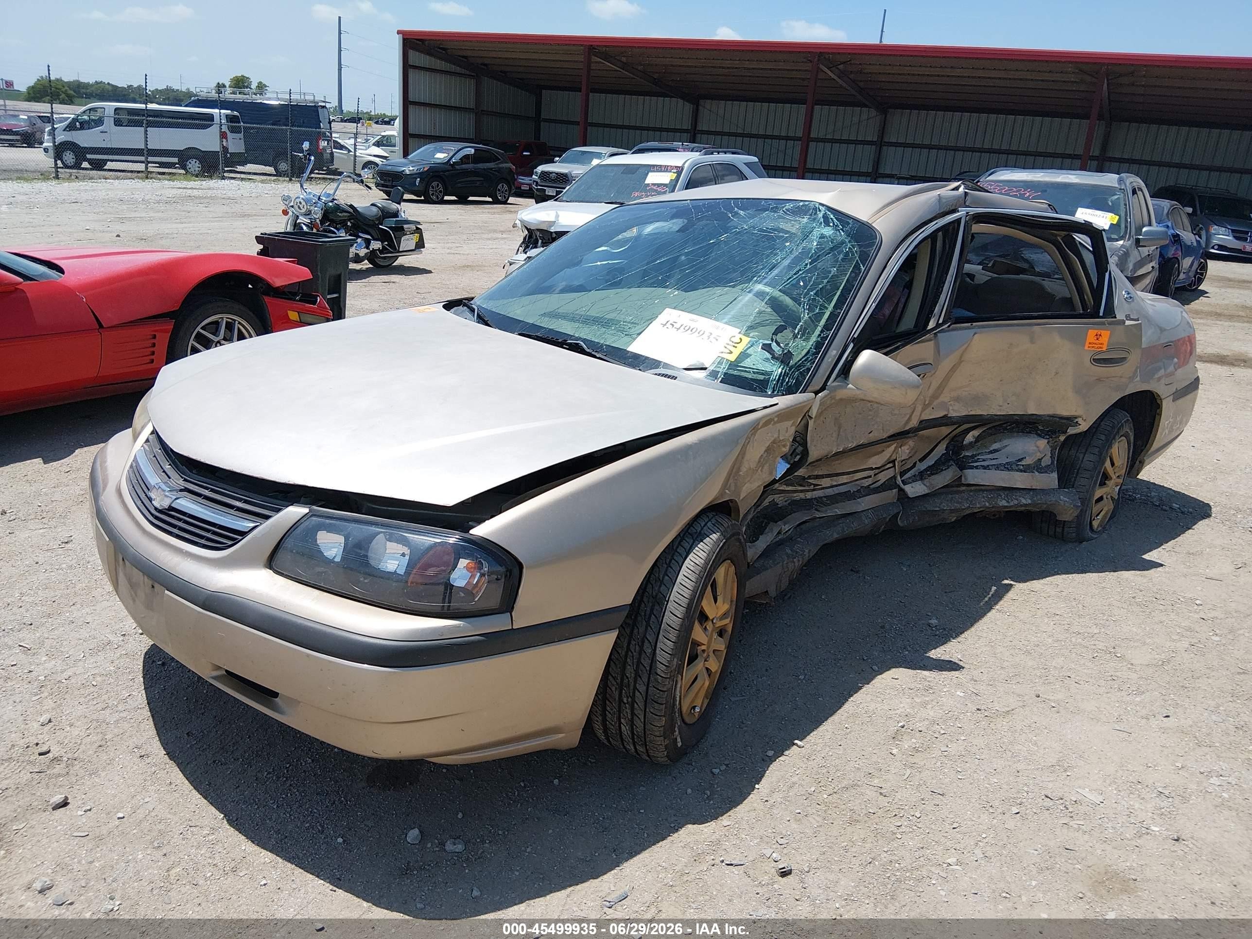 2005 Chevrolet Impala   Beige vin: 2G1WF52E359360559