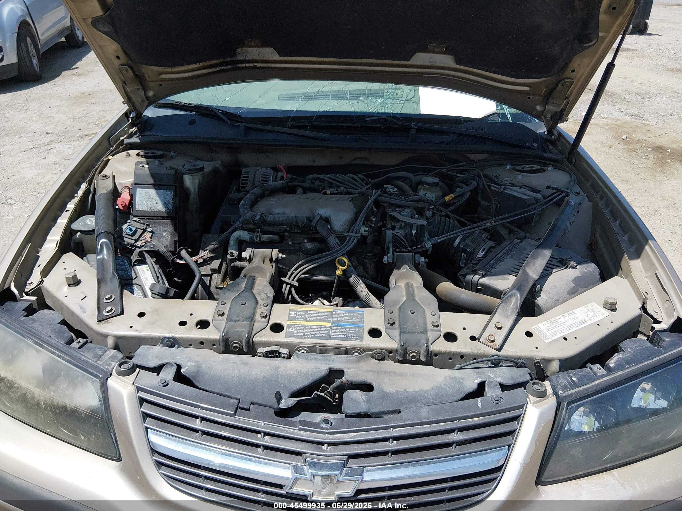 2005 Chevrolet Impala   Beige vin: 2G1WF52E359360559