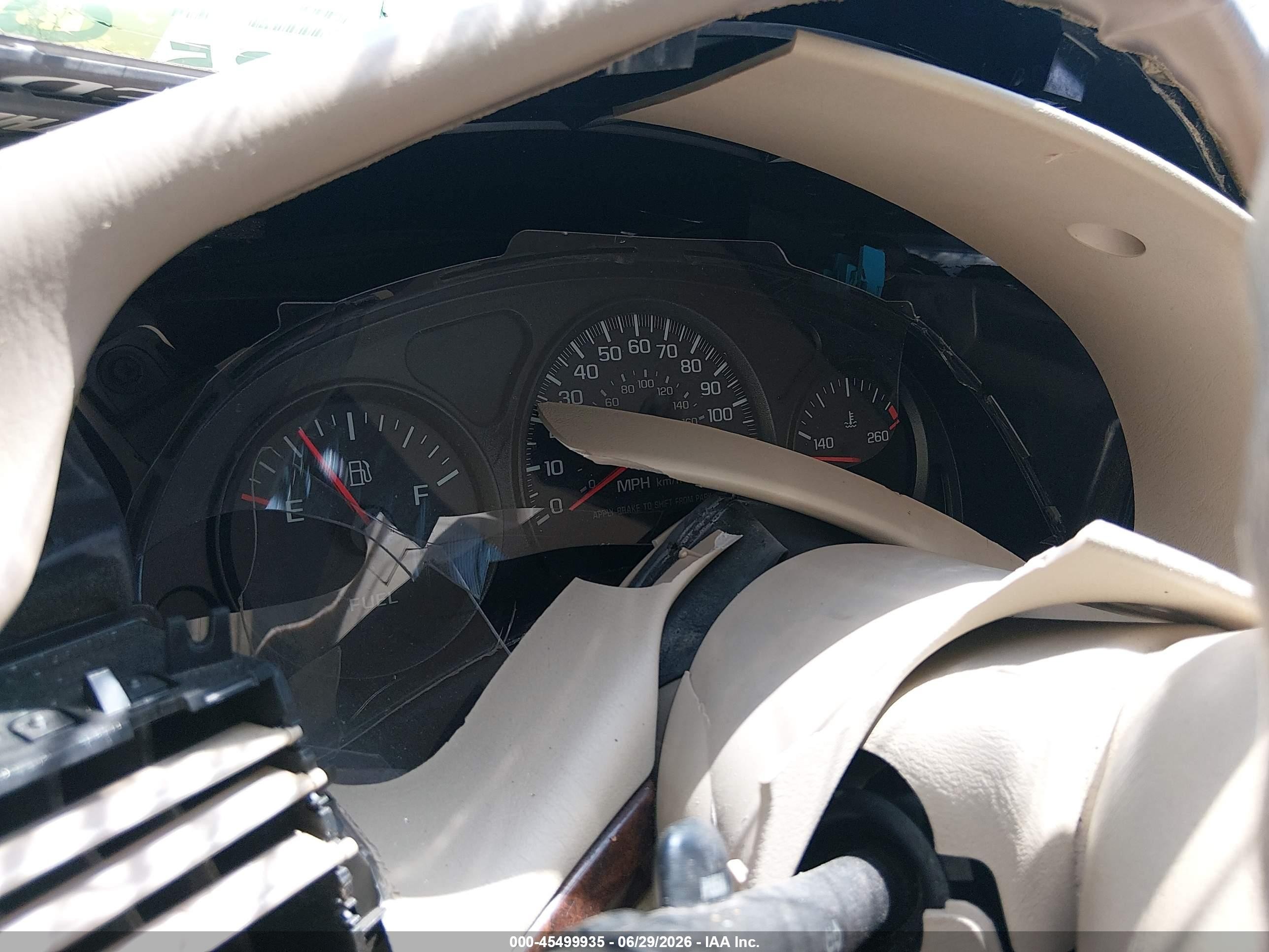 2005 Chevrolet Impala   Beige vin: 2G1WF52E359360559