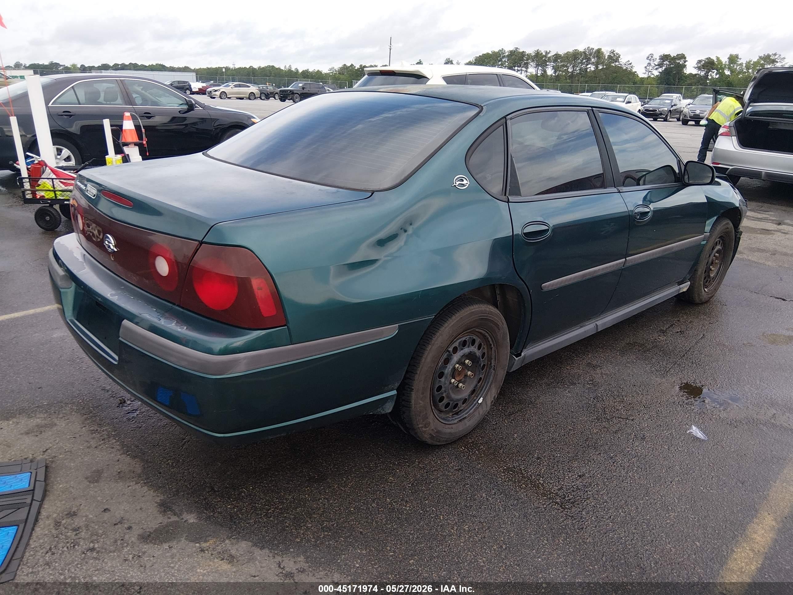 2000 Chevrolet Impala   Зеленый vin: 2G1WF52E3Y9149401