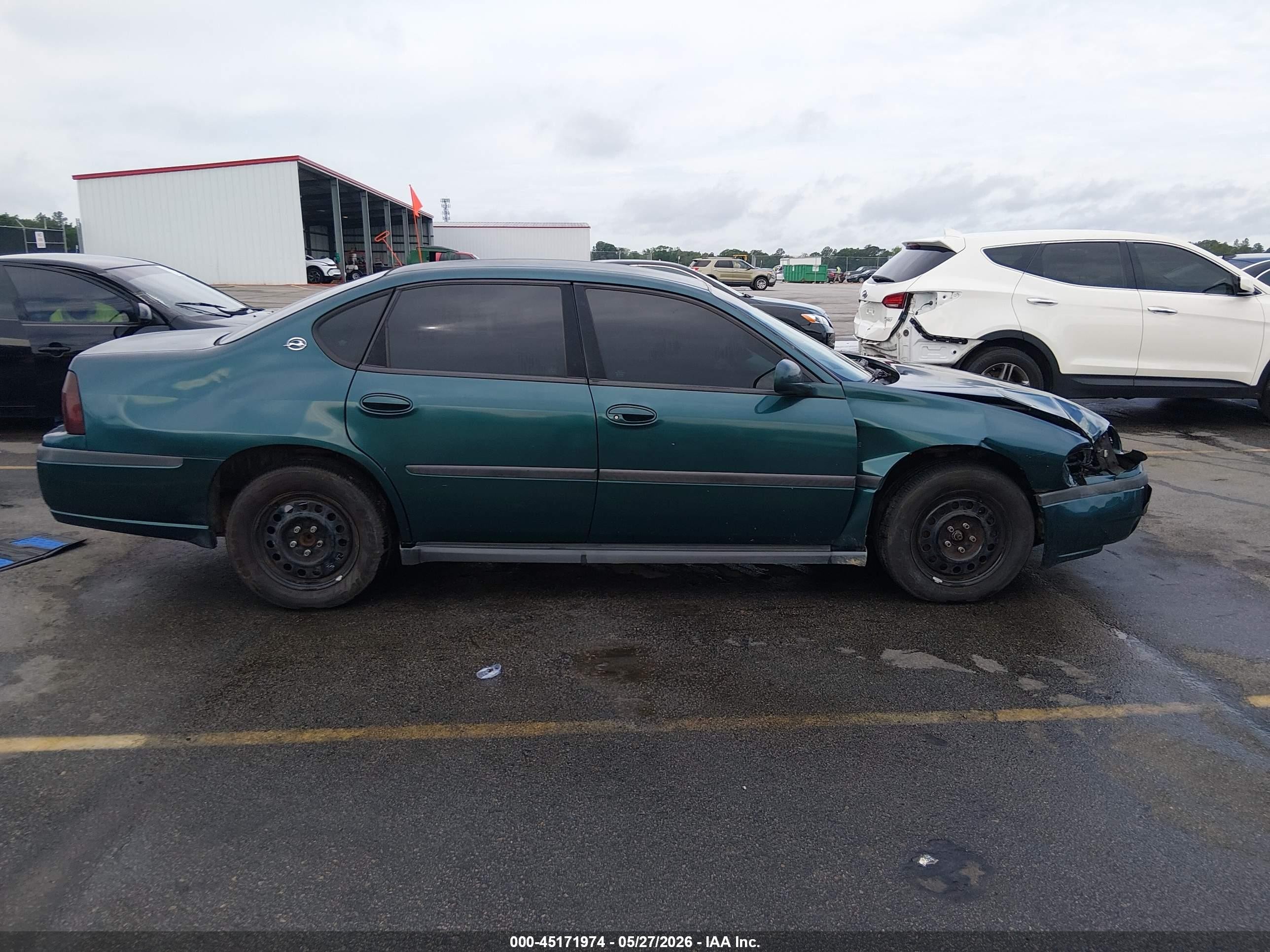 2000 Chevrolet Impala   Зеленый vin: 2G1WF52E3Y9149401