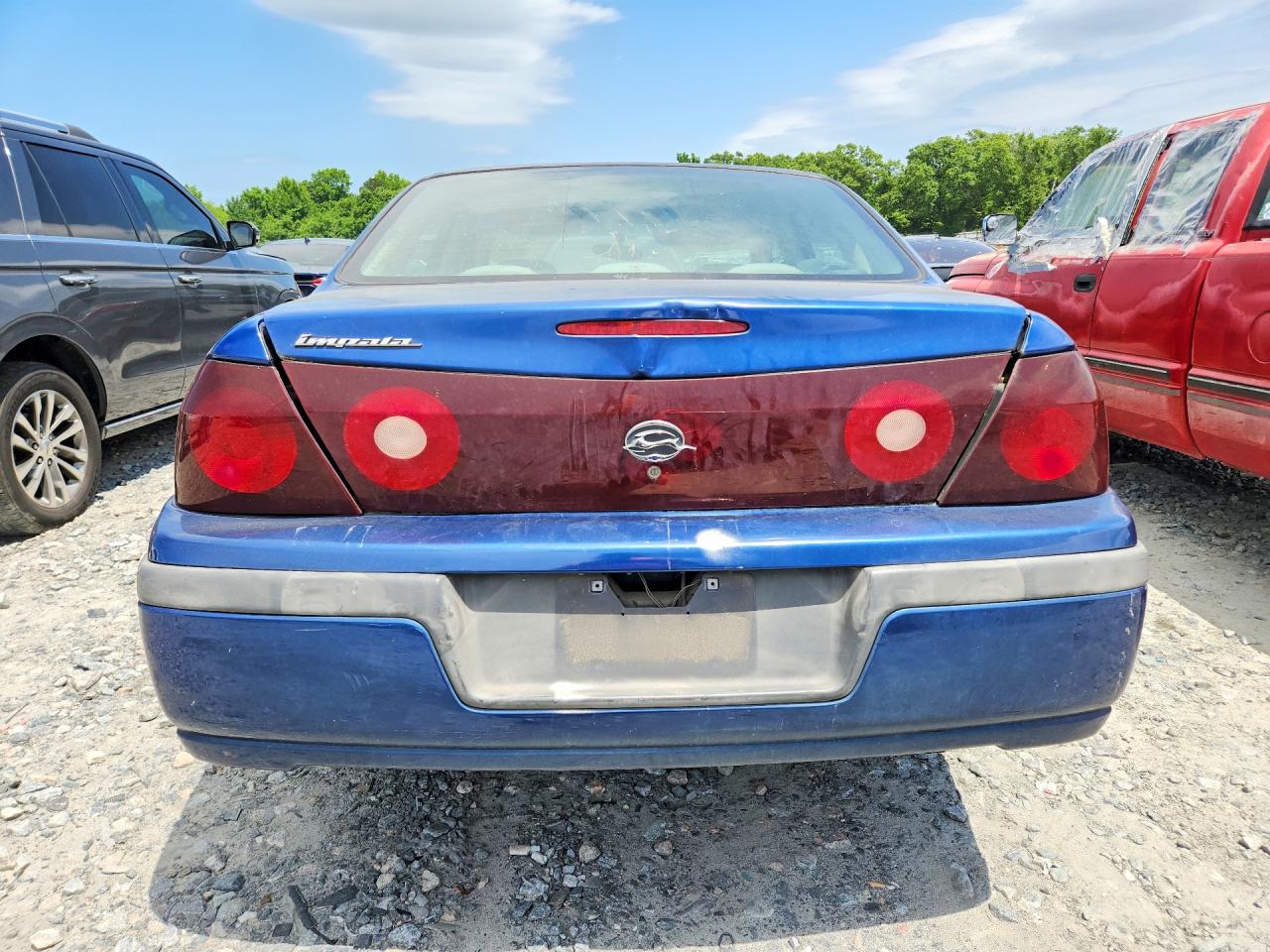 2004 Chevrolet Impala Blue vin: 2G1WF52E449118457
