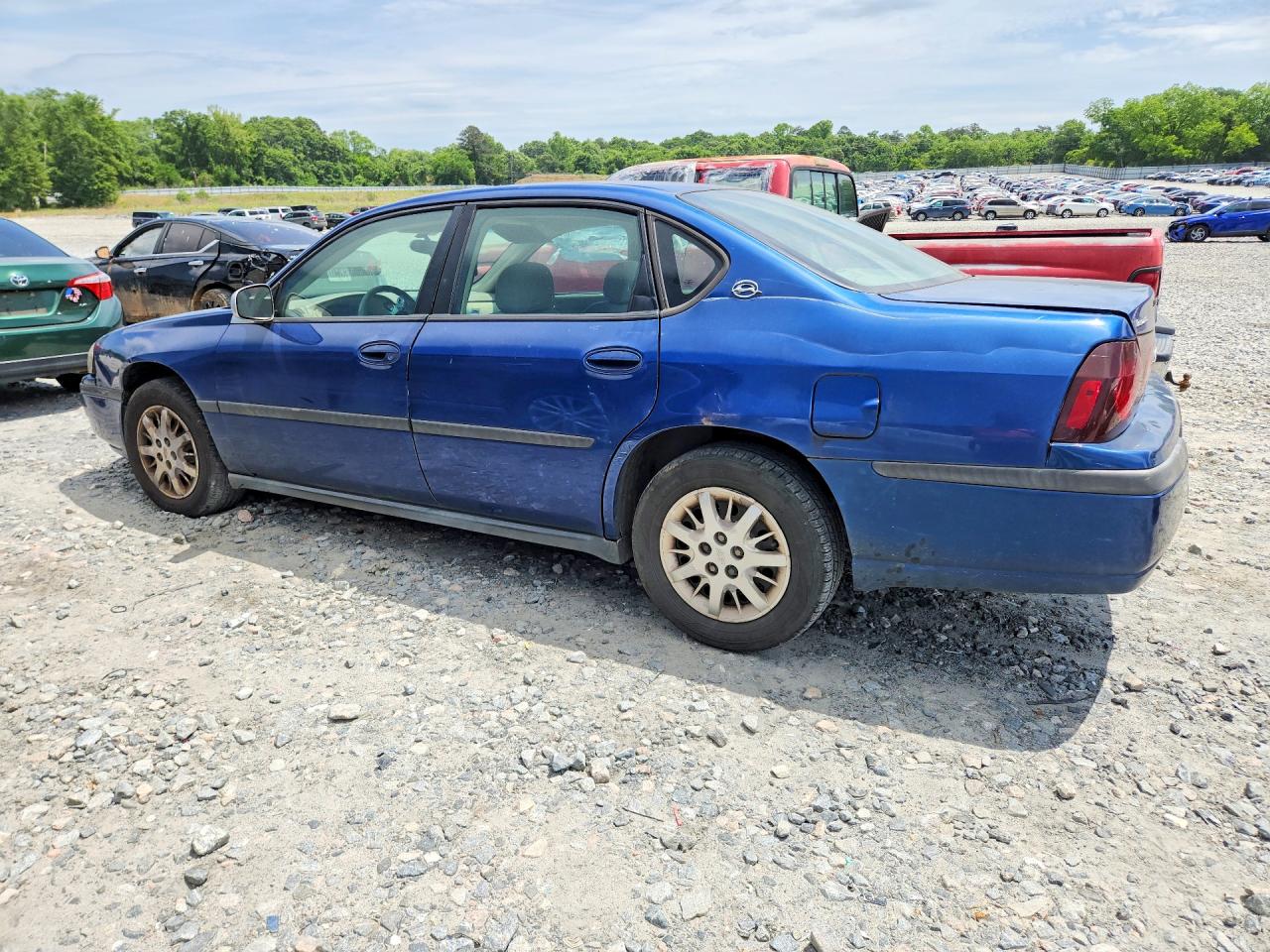 2004 Chevrolet Impala Blue vin: 2G1WF52E449118457
