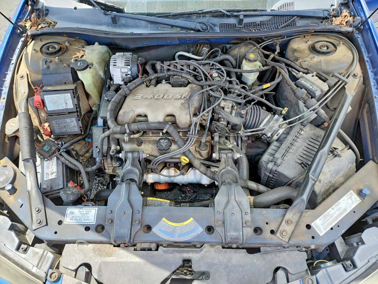 2004 Chevrolet Impala Blue vin: 2G1WF52E449118457