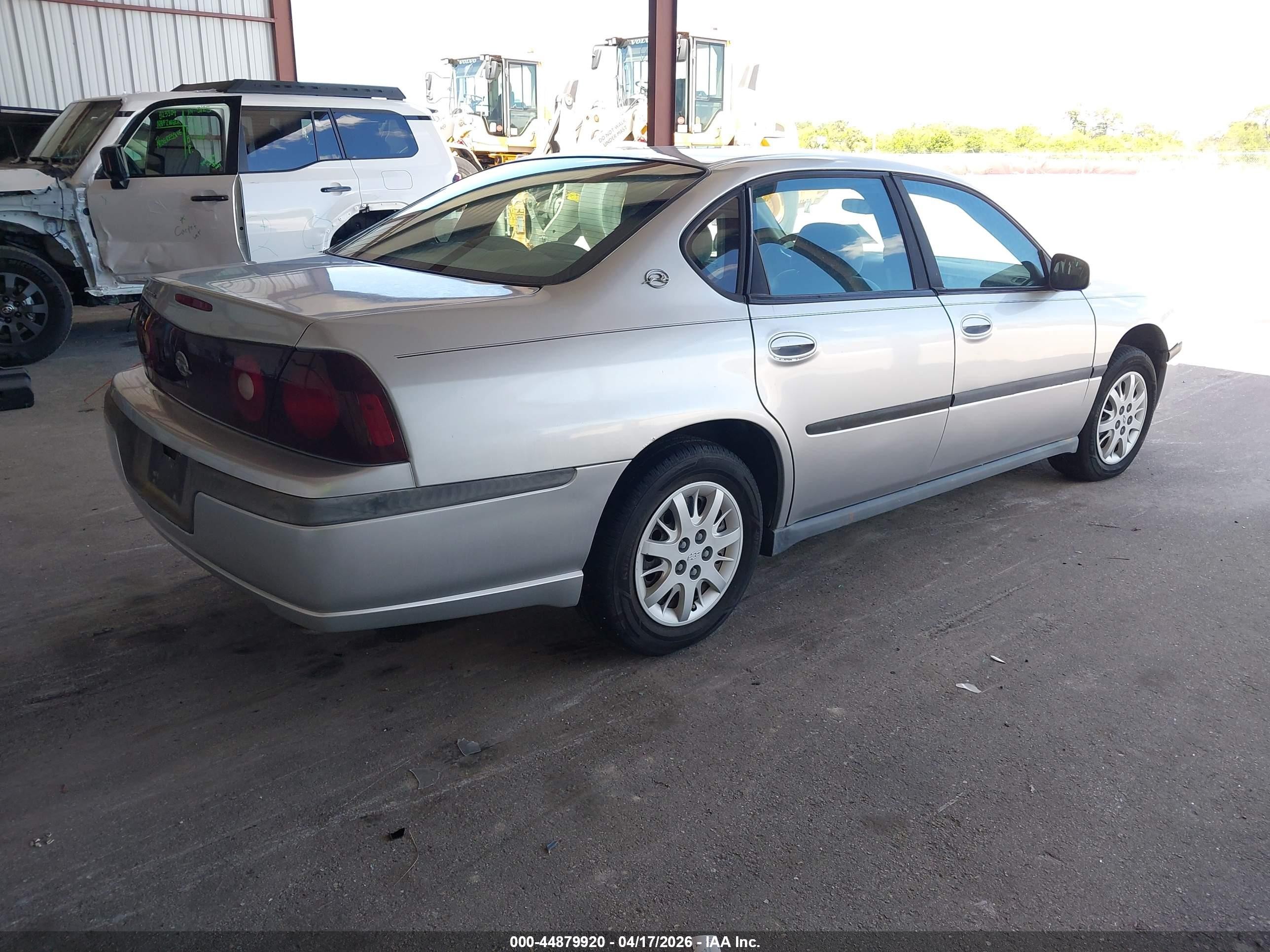 2004 Chevrolet Impala   Silver vin: 2G1WF52E449141611