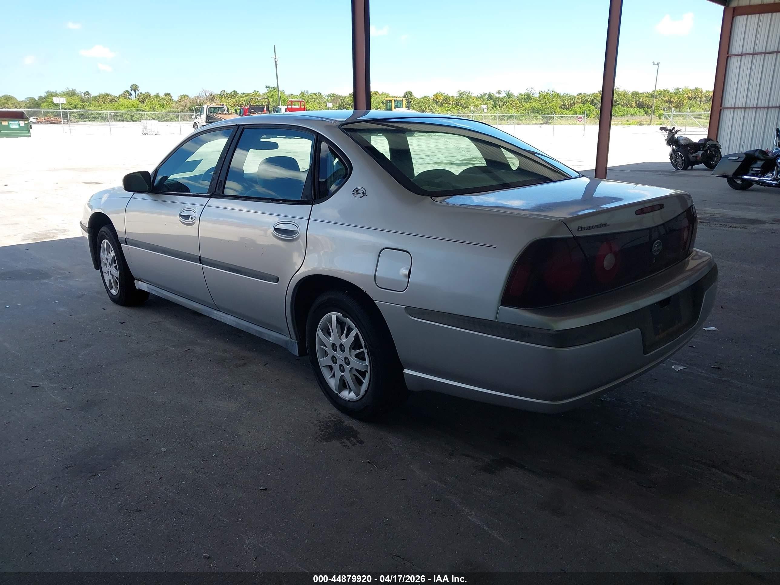 2004 Chevrolet Impala   Silver vin: 2G1WF52E449141611