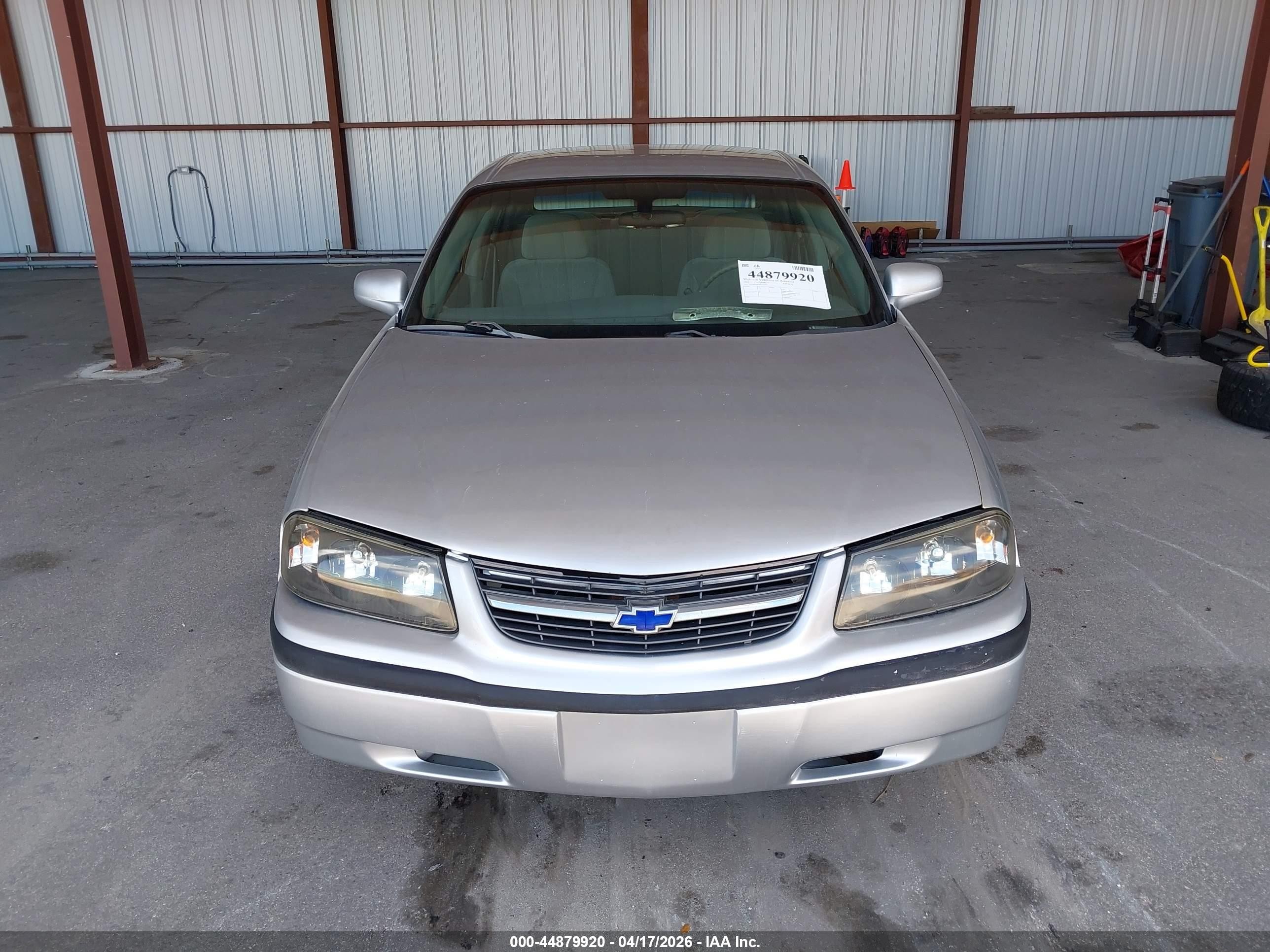 2004 Chevrolet Impala   Silver vin: 2G1WF52E449141611