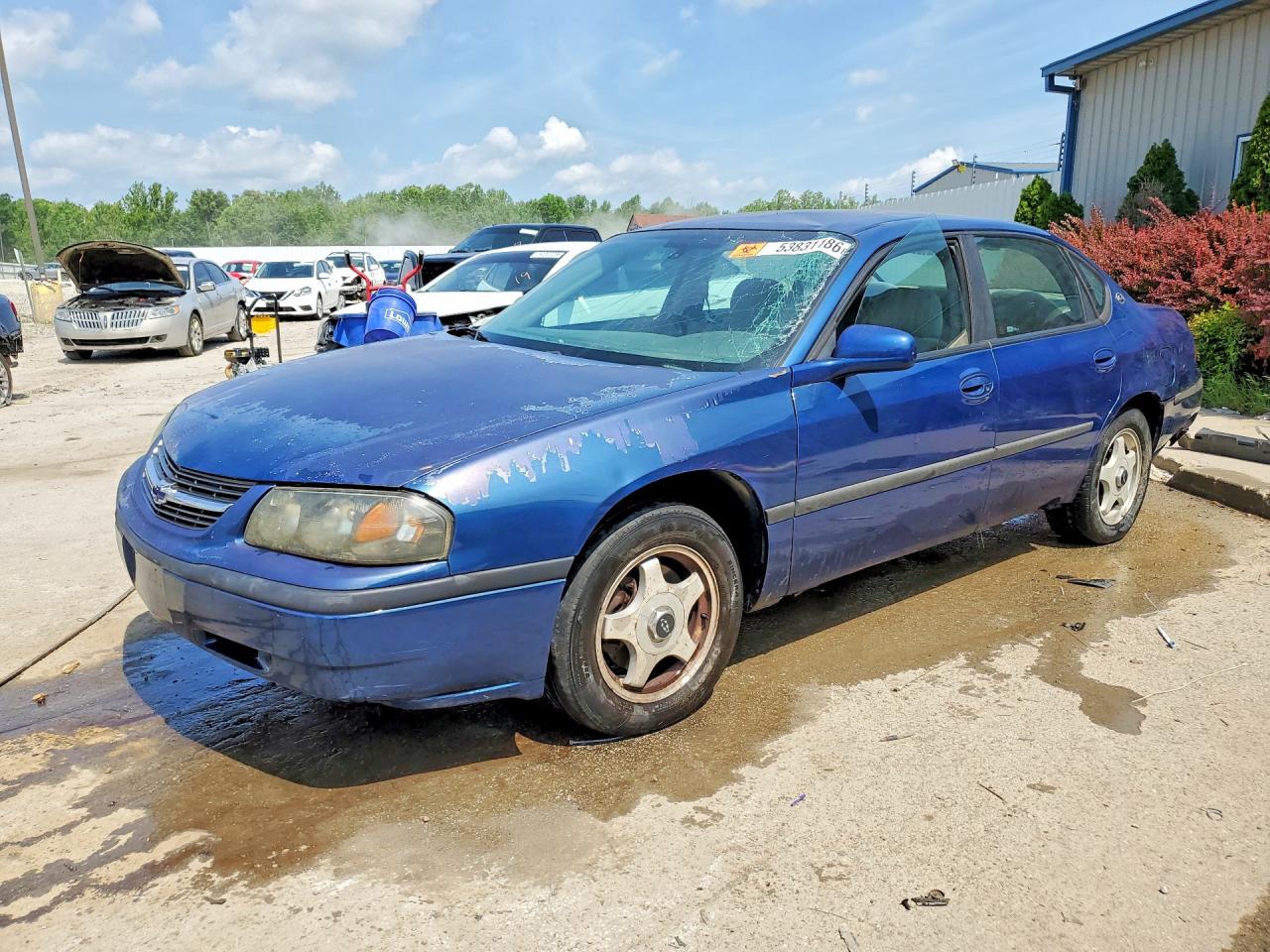 2004 Chevrolet Impala Blue vin: 2G1WF52E449295798