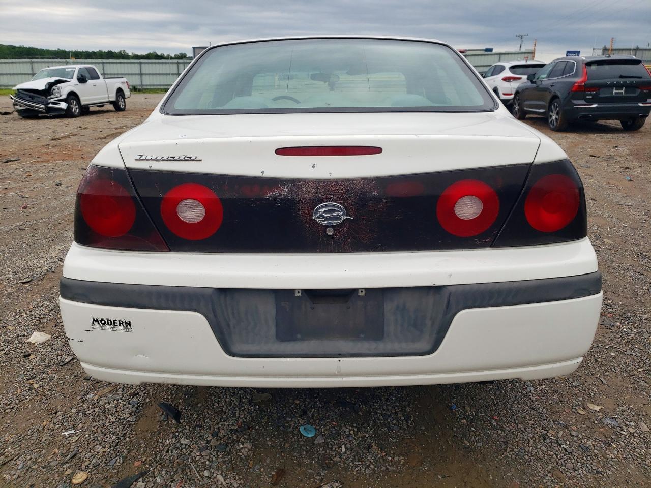 2004 Chevrolet Impala White vin: 2G1WF52E449385324