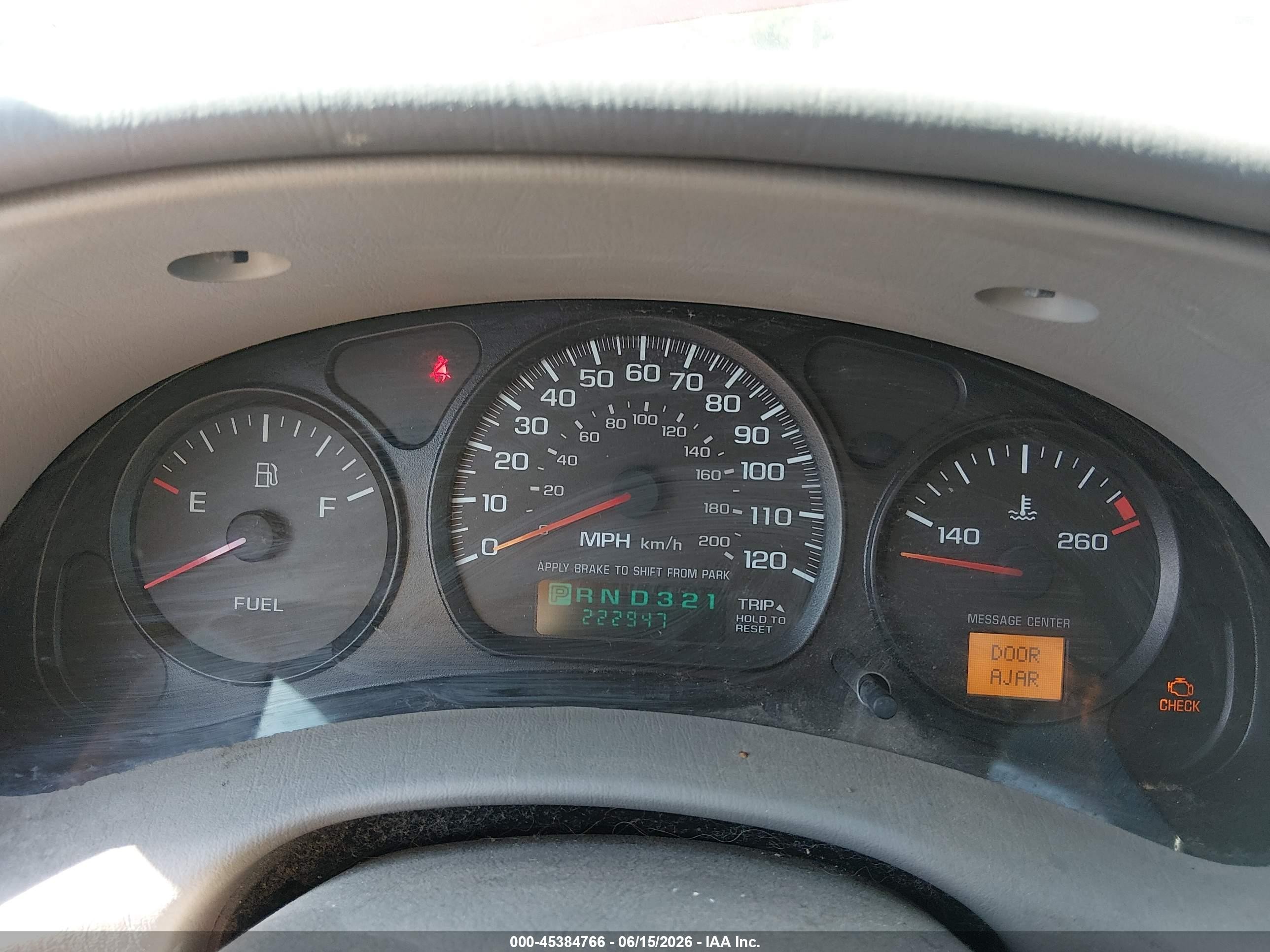 2005 Chevrolet Impala   Red vin: 2G1WF52E459257764