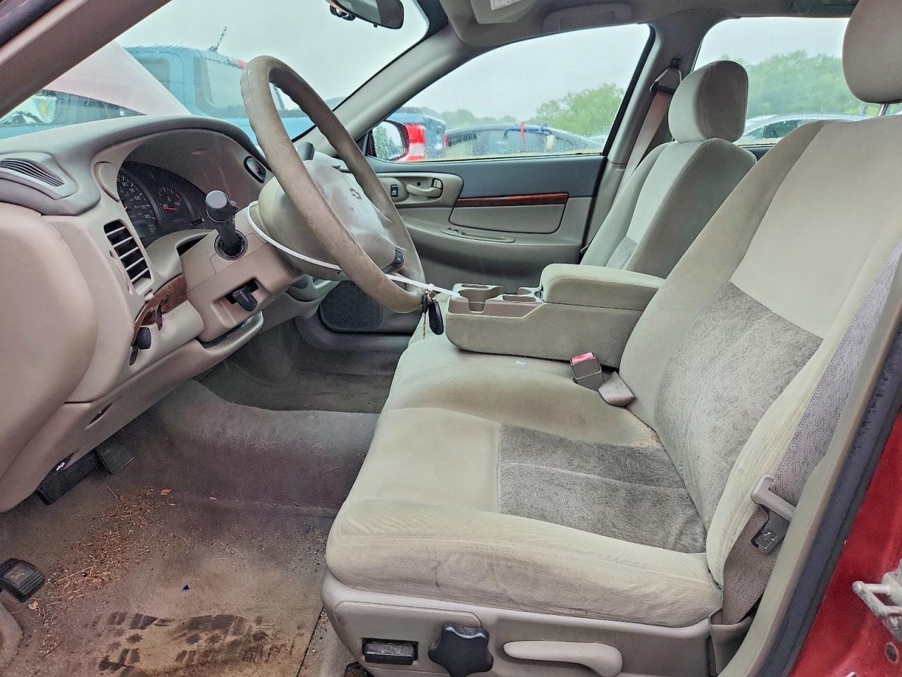 2005 Chevrolet Impala Burgundy vin: 2G1WF52E459315792