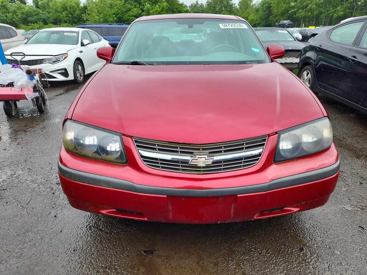 2005 Chevrolet Impala Burgundy vin: 2G1WF52E459315792
