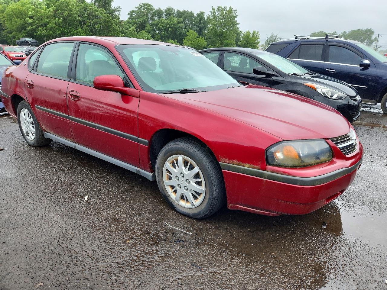 2005 Chevrolet Impala Burgundy vin: 2G1WF52E459315792