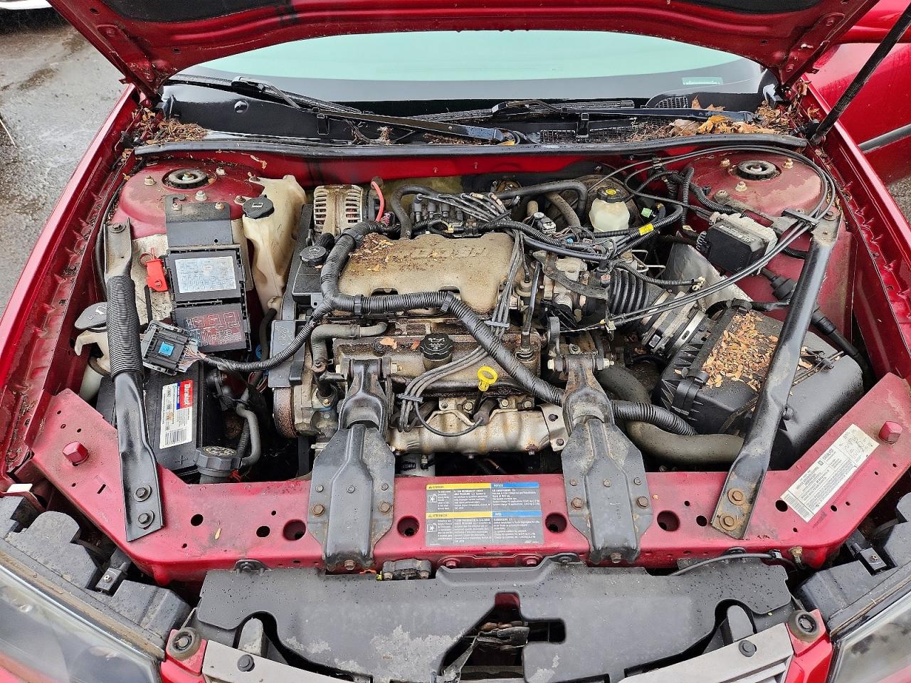 2005 Chevrolet Impala Burgundy vin: 2G1WF52E459315792