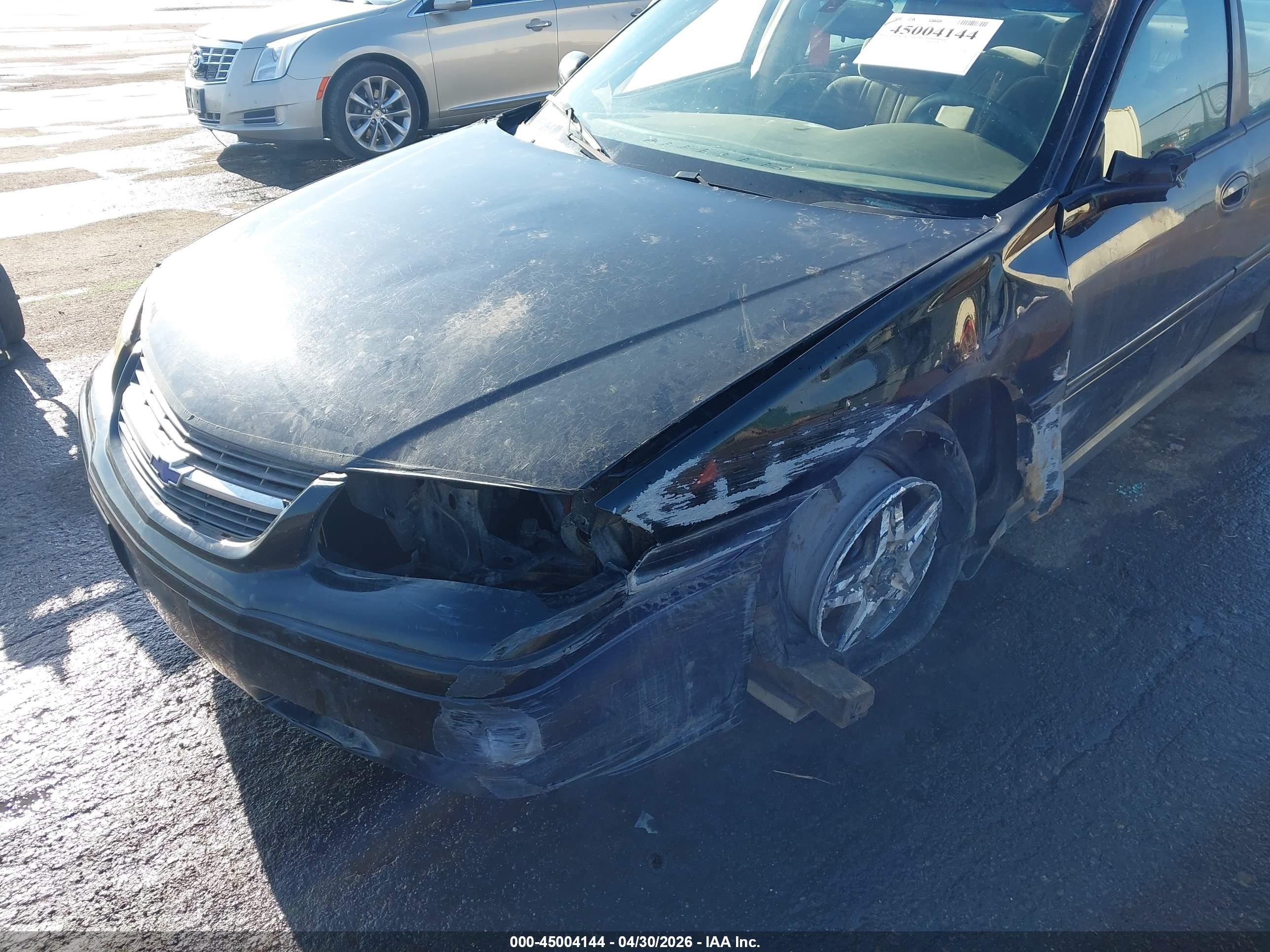 2005 Chevrolet Impala Black vin: 2G1WF52E459393246