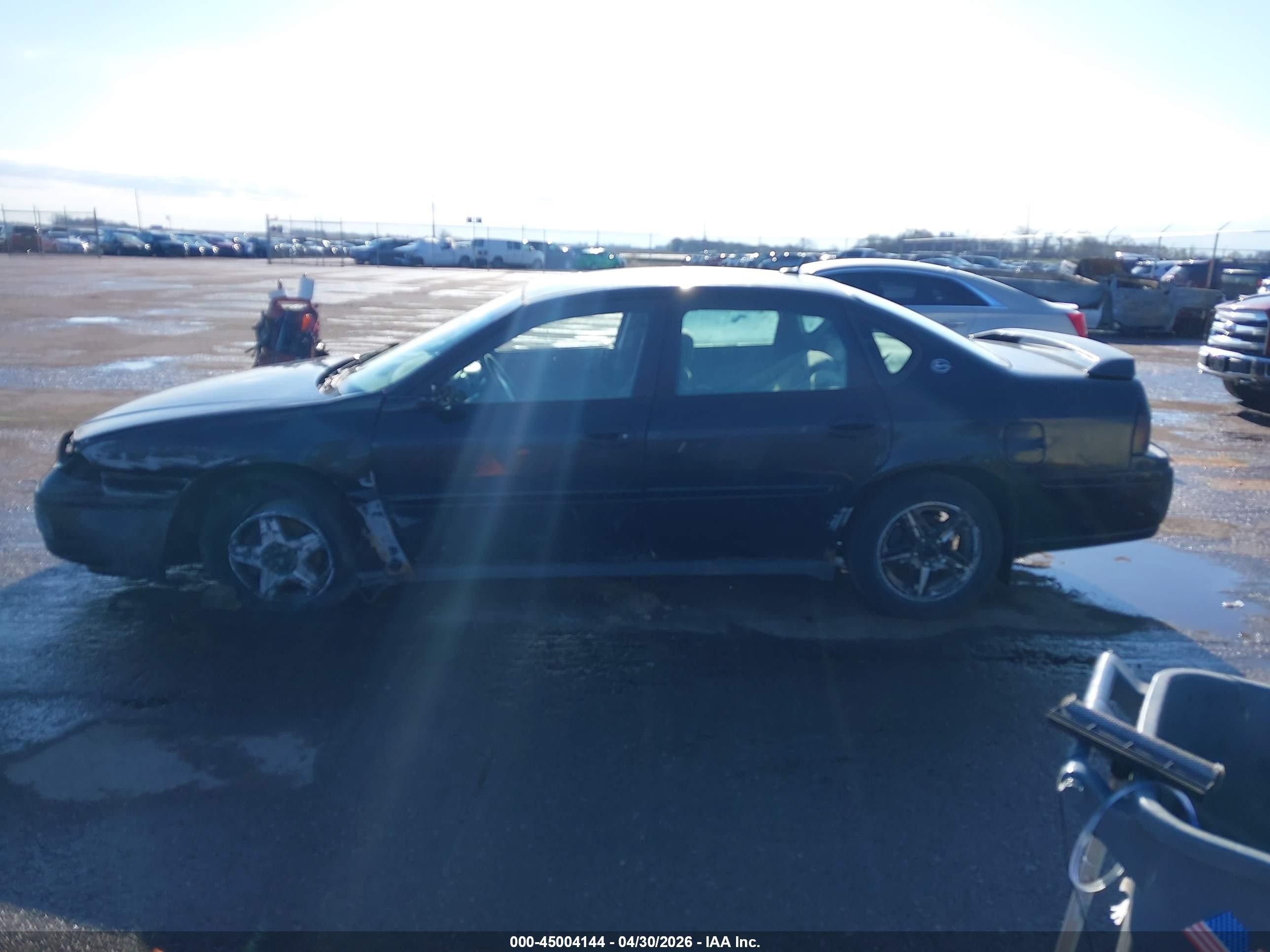 2005 Chevrolet Impala Black vin: 2G1WF52E459393246