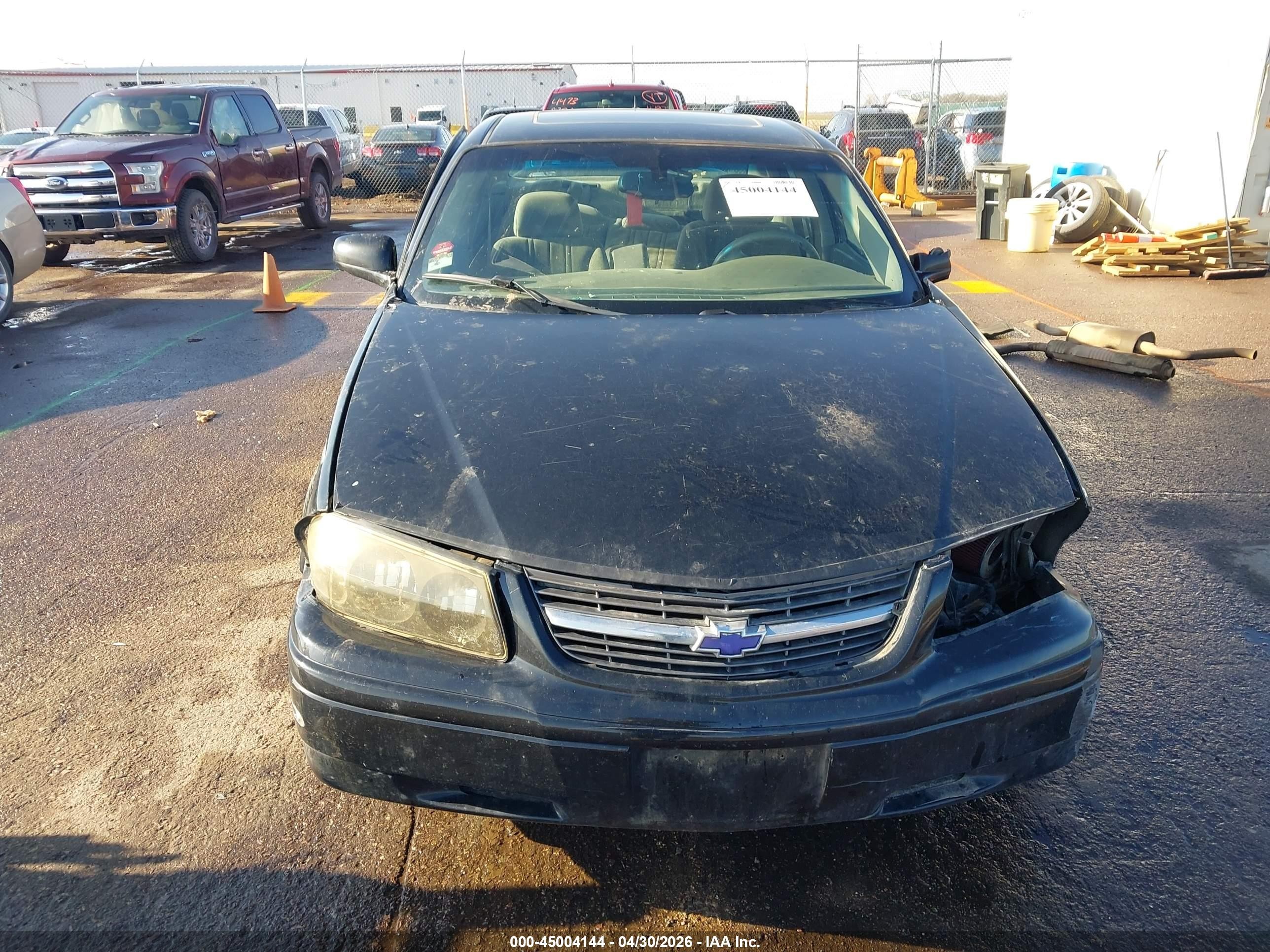 2005 Chevrolet Impala Black vin: 2G1WF52E459393246