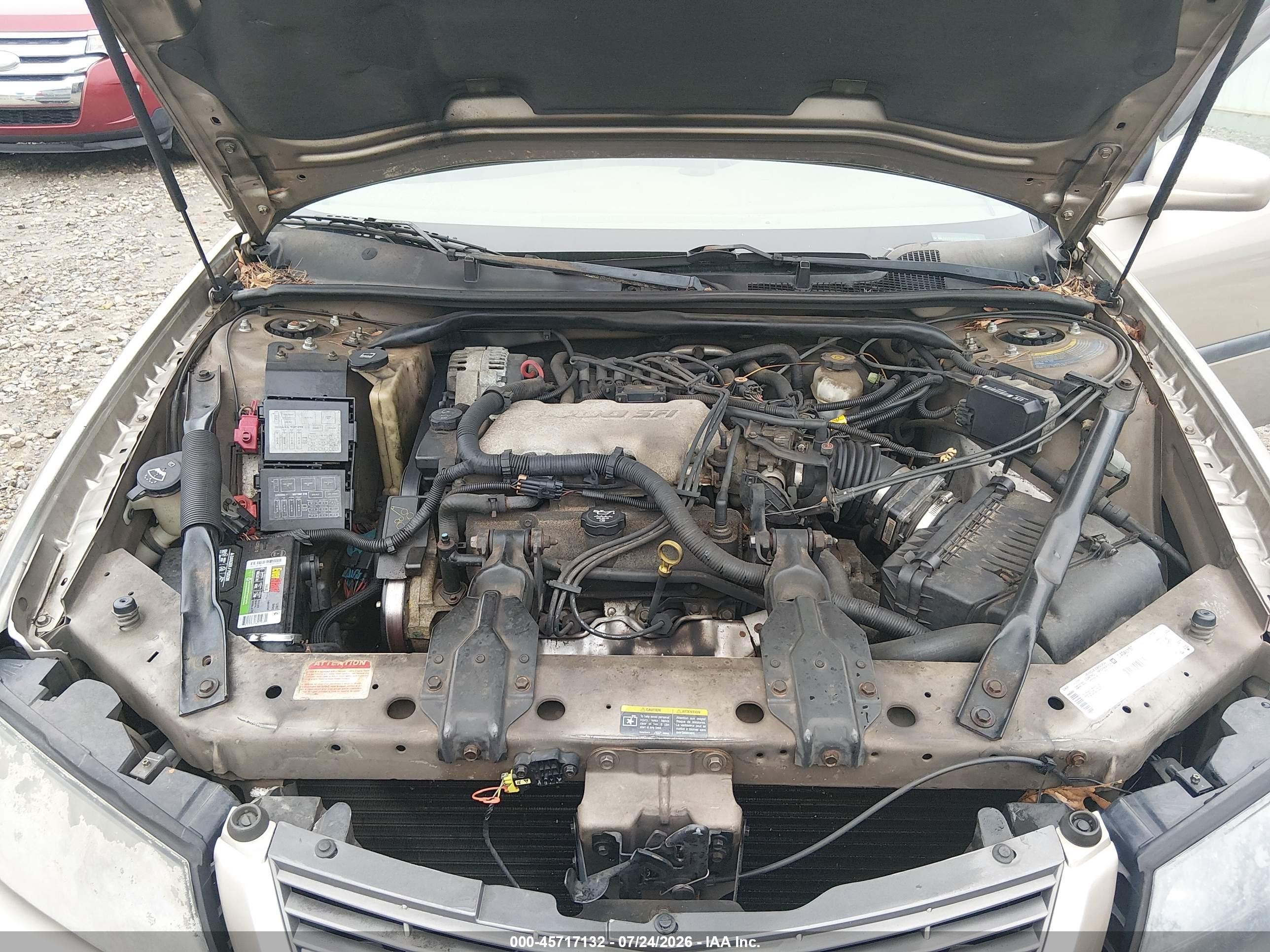 2002 Chevrolet Impala   Gold vin: 2G1WF52E529359716
