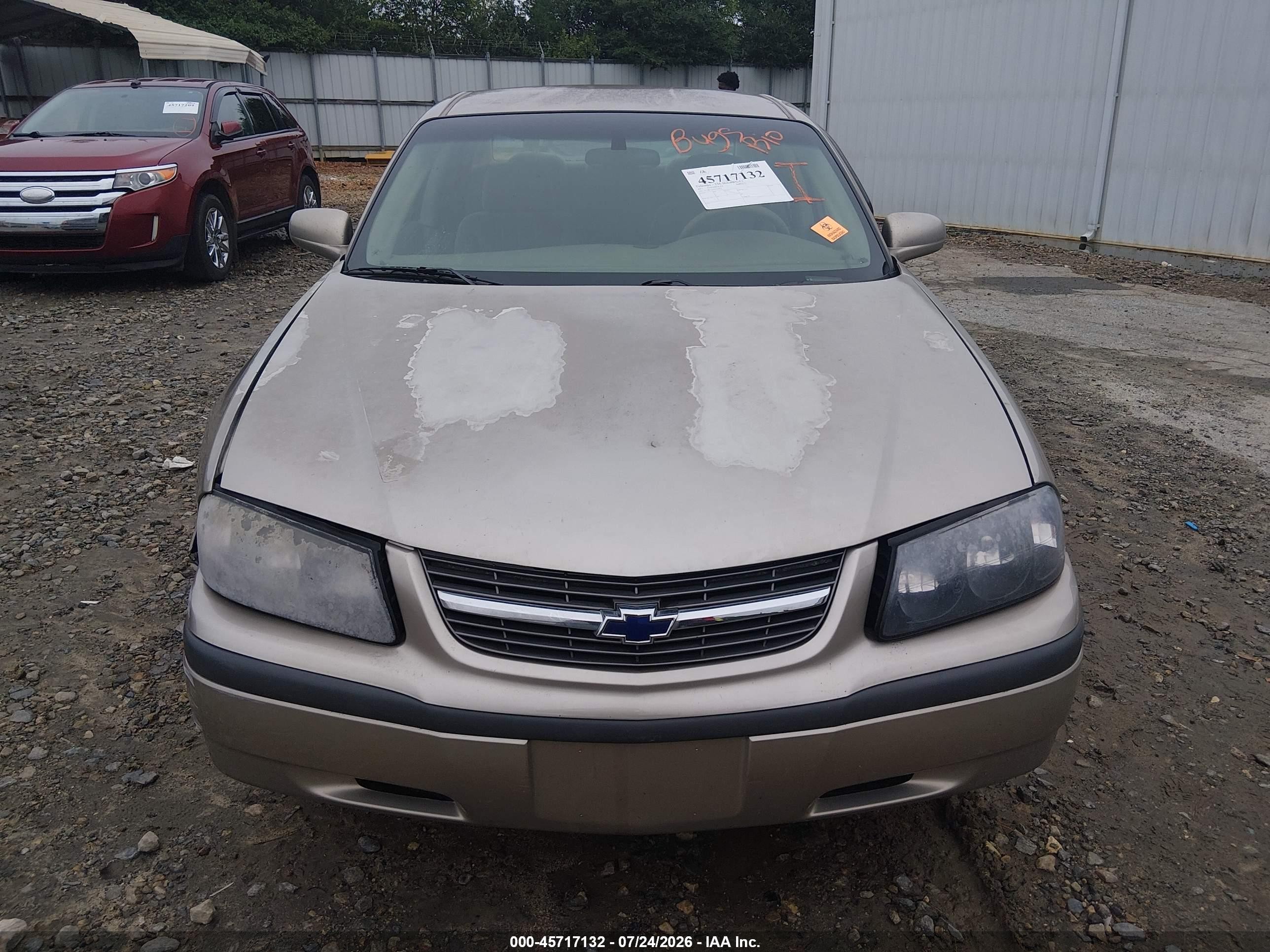 2002 Chevrolet Impala   Gold vin: 2G1WF52E529359716