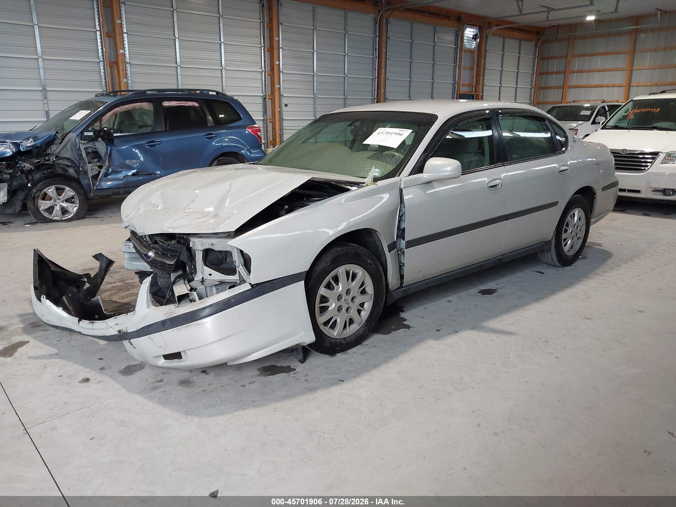 2003 Chevrolet Impala   Tan vin: 2G1WF52E539154320