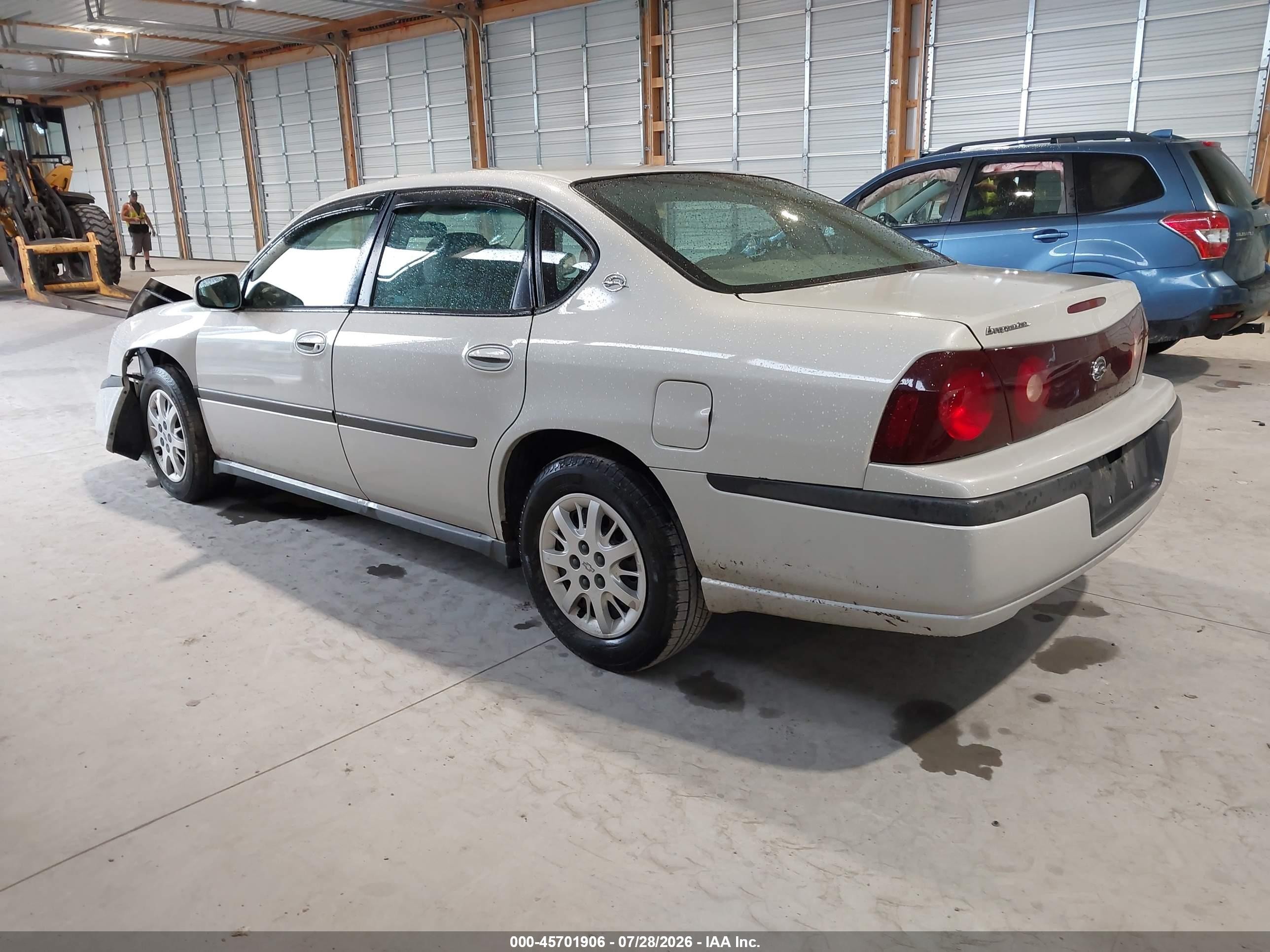 2003 Chevrolet Impala   Tan vin: 2G1WF52E539154320