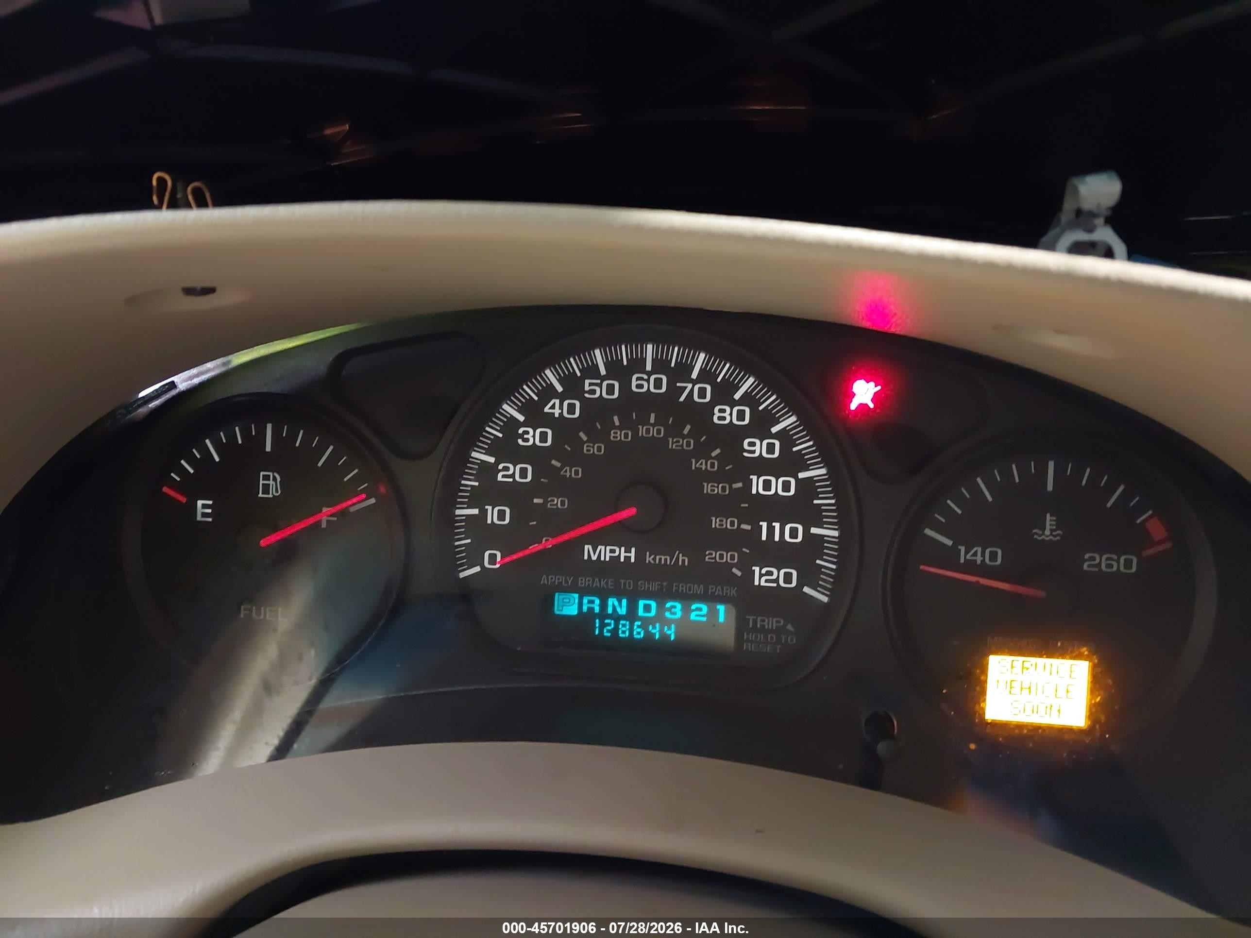 2003 Chevrolet Impala   Tan vin: 2G1WF52E539154320