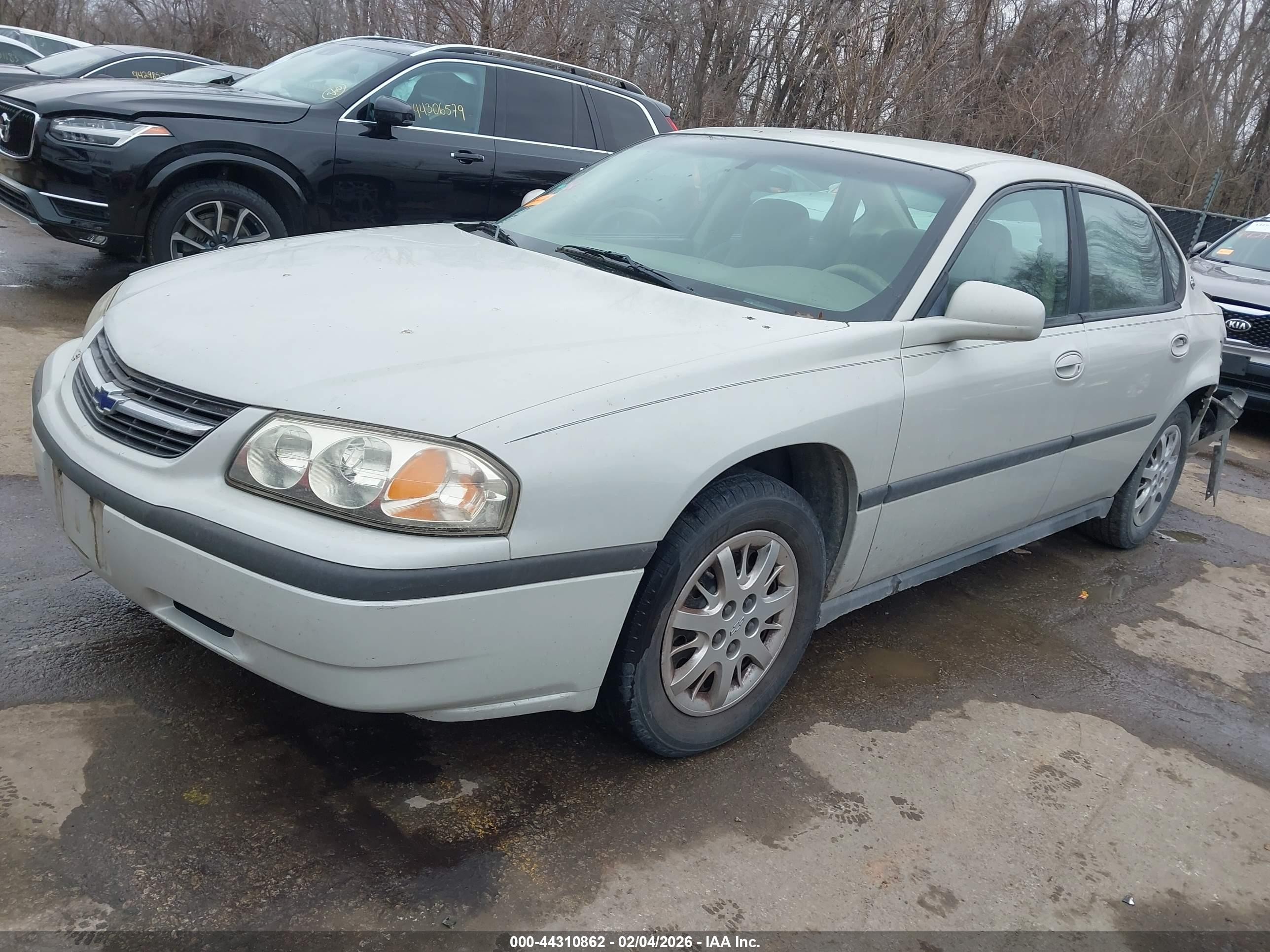 2003 Chevrolet Impala   Silver vin: 2G1WF52E539236211
